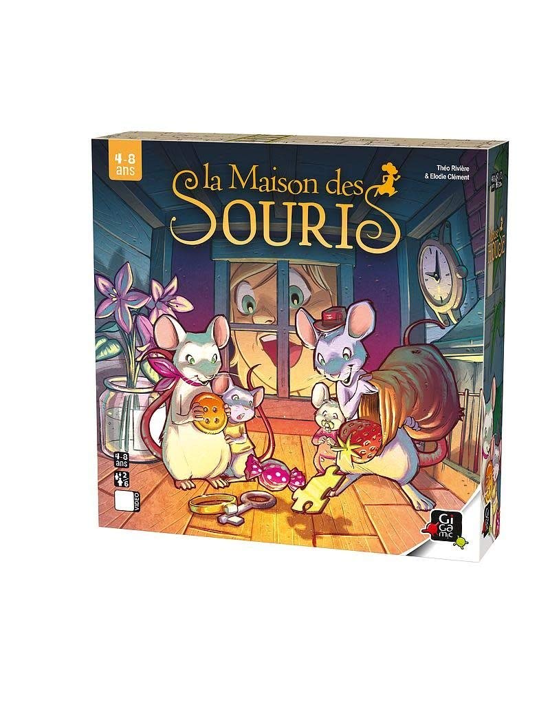 Gigamic La Maison des souris, jeu de mémoire coopératif — idée cadeau