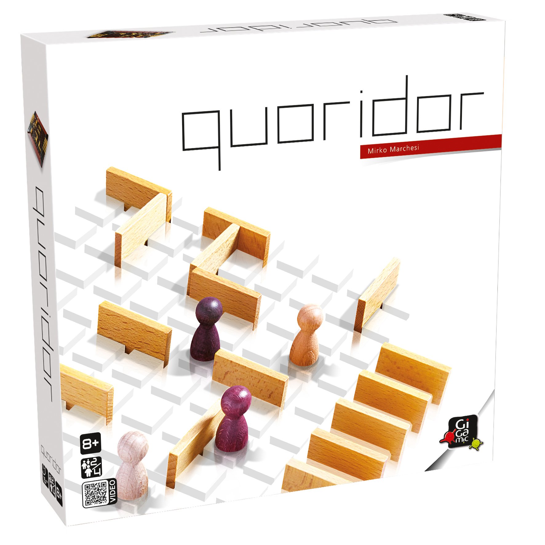 Gigamic Quoridor Classic, jeu de stratégie en bois — cadeau drôle et insolite