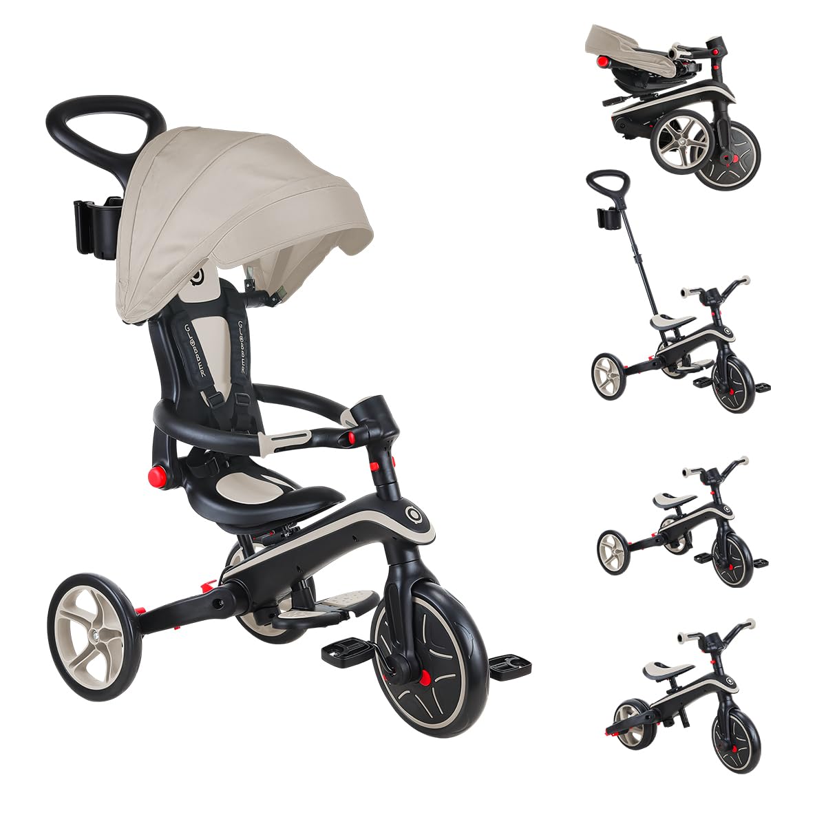 Globber Tricycle Explorer 4 en 1, évolutif et pliable — cadeau drôle