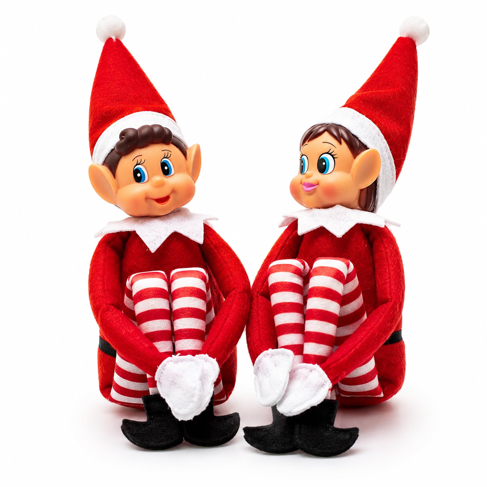 GLOW Naughty Little Xmas Elves, Elfie and Elvie (Set of 2) — funny and quirky gift