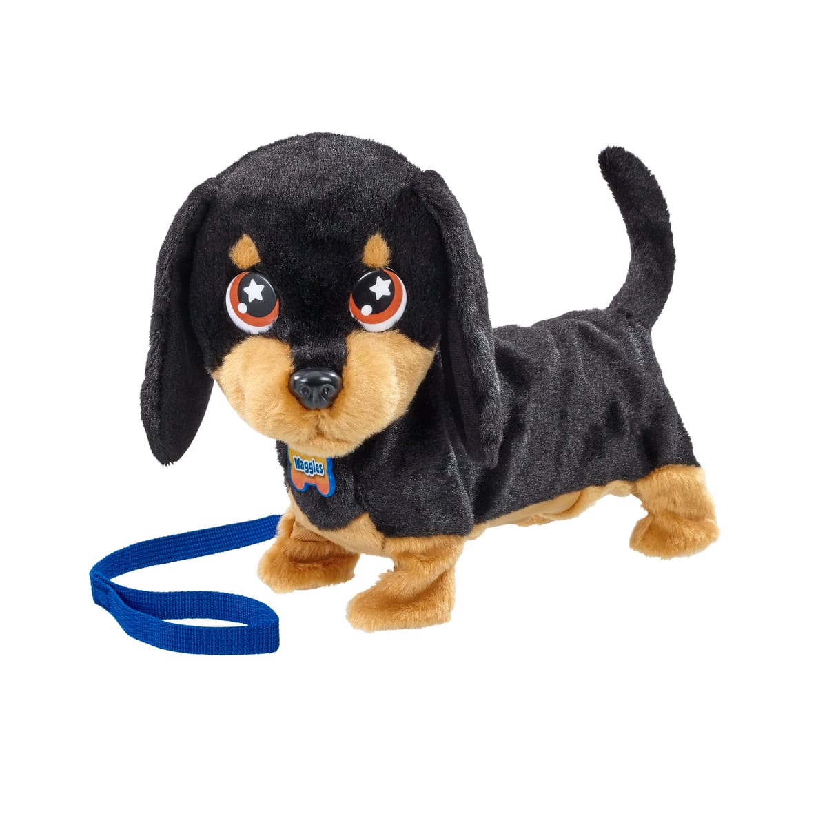 Animagic Waggles, le chien saucisse interactif Goliath — idée cadeau