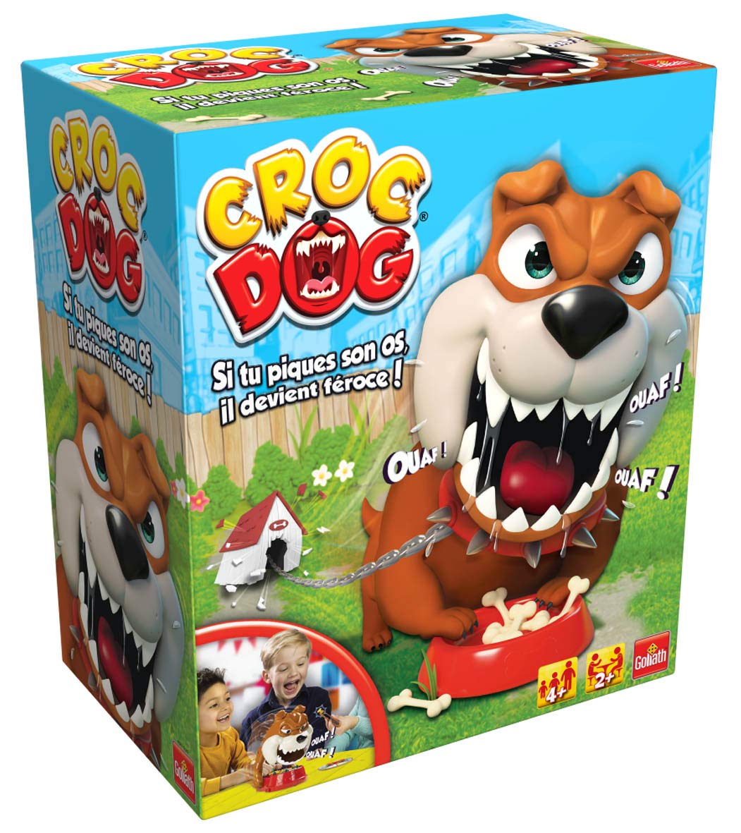 Goliath Croc Dog, jeu de rapidité et d'adresse dès 4 ans — idée cadeau