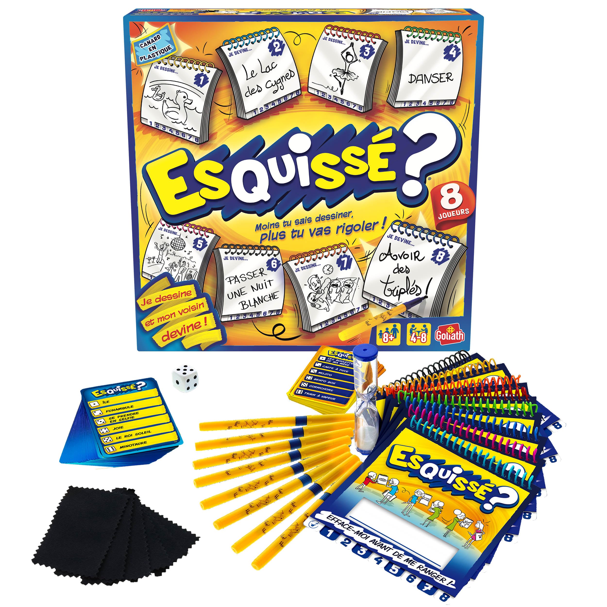 Goliath Esquissé 8 joueurs, jeu de dessin dès 8 ans