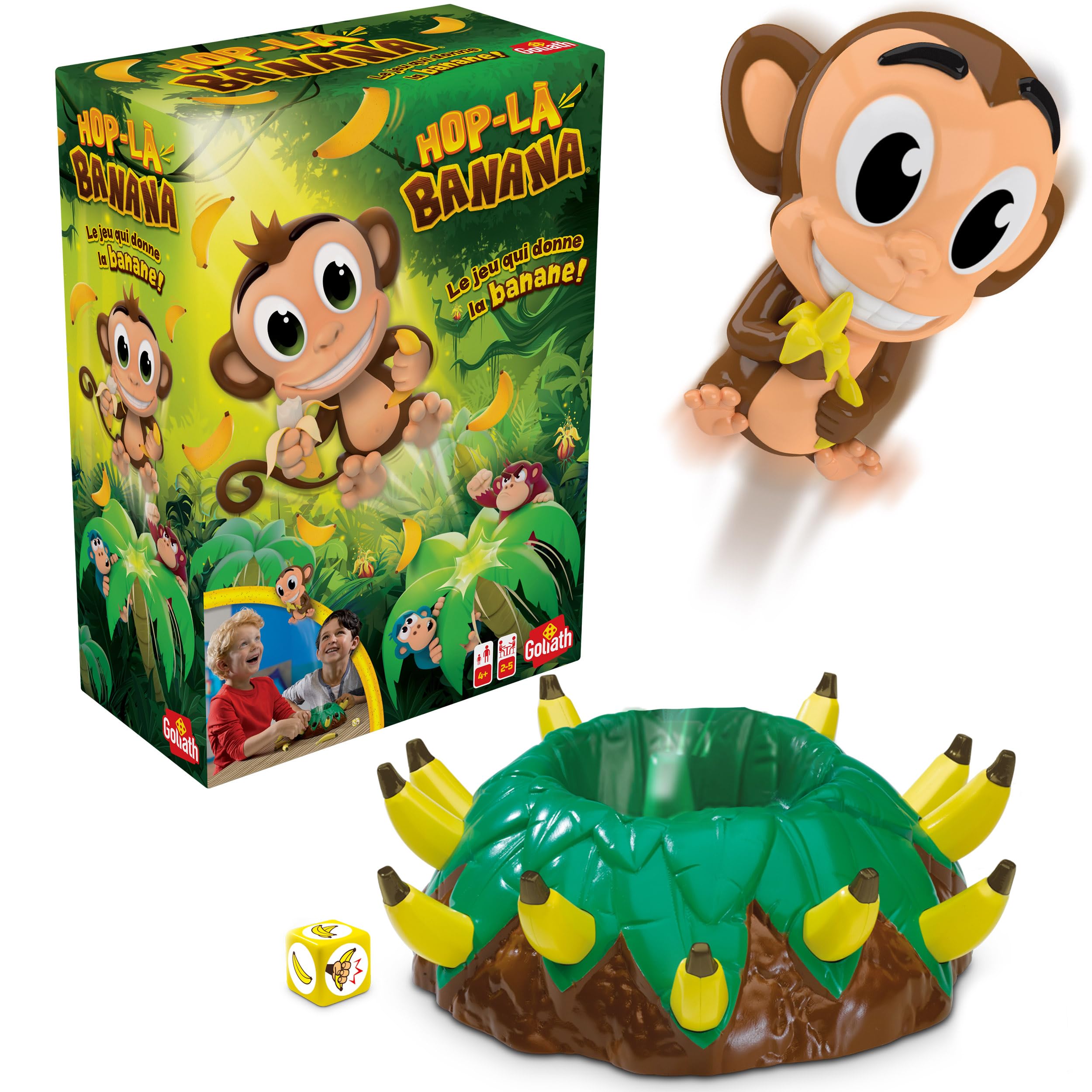 Goliath, Hop La Banana, jeu d'adresse et de rapidité — cadeau drôle et insolite