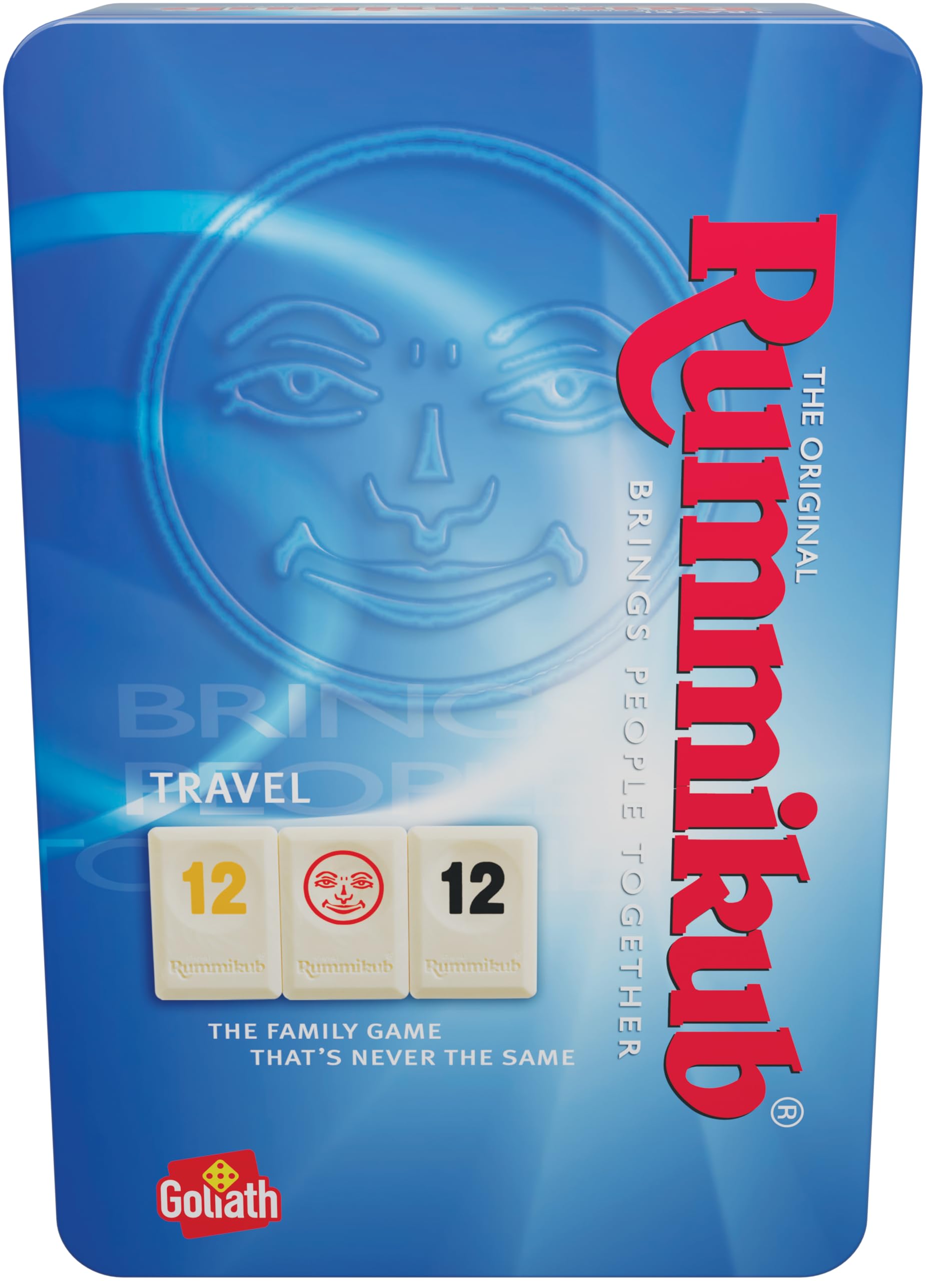 Goliath Rummikub Original en boîte métallique, format voyage — cadeau drôle et insolite