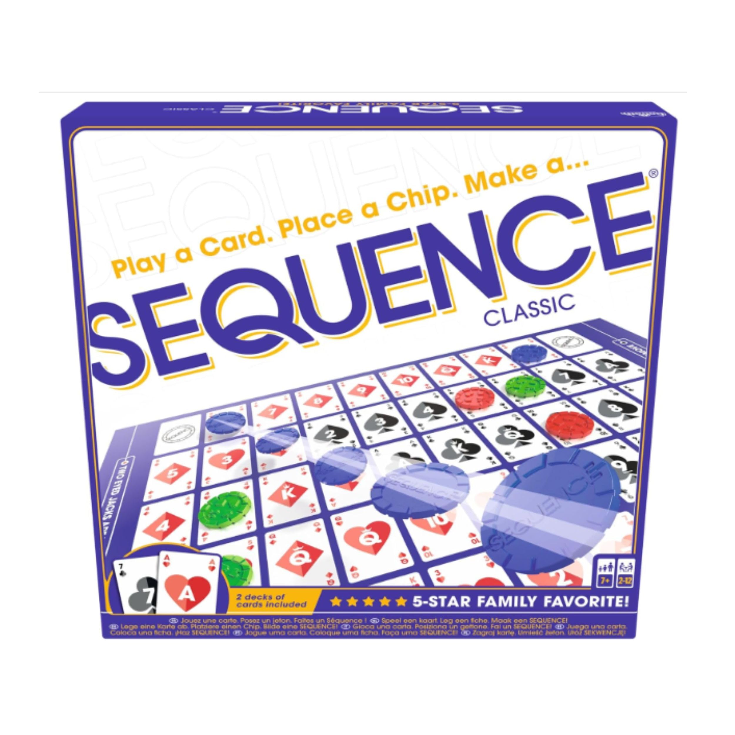 Goliath Sequence, jeu de cartes et de plateau de 2 à 12 joueurs — cadeau drôle