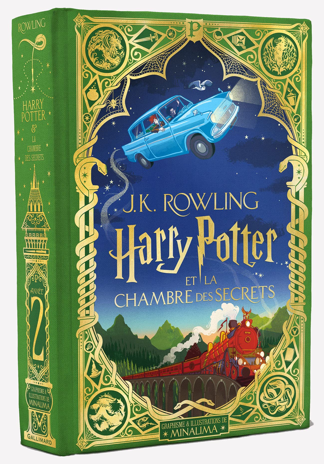 Harry Potter et la Chambre des secrets, édition illustrée interactive — cadeau drôle