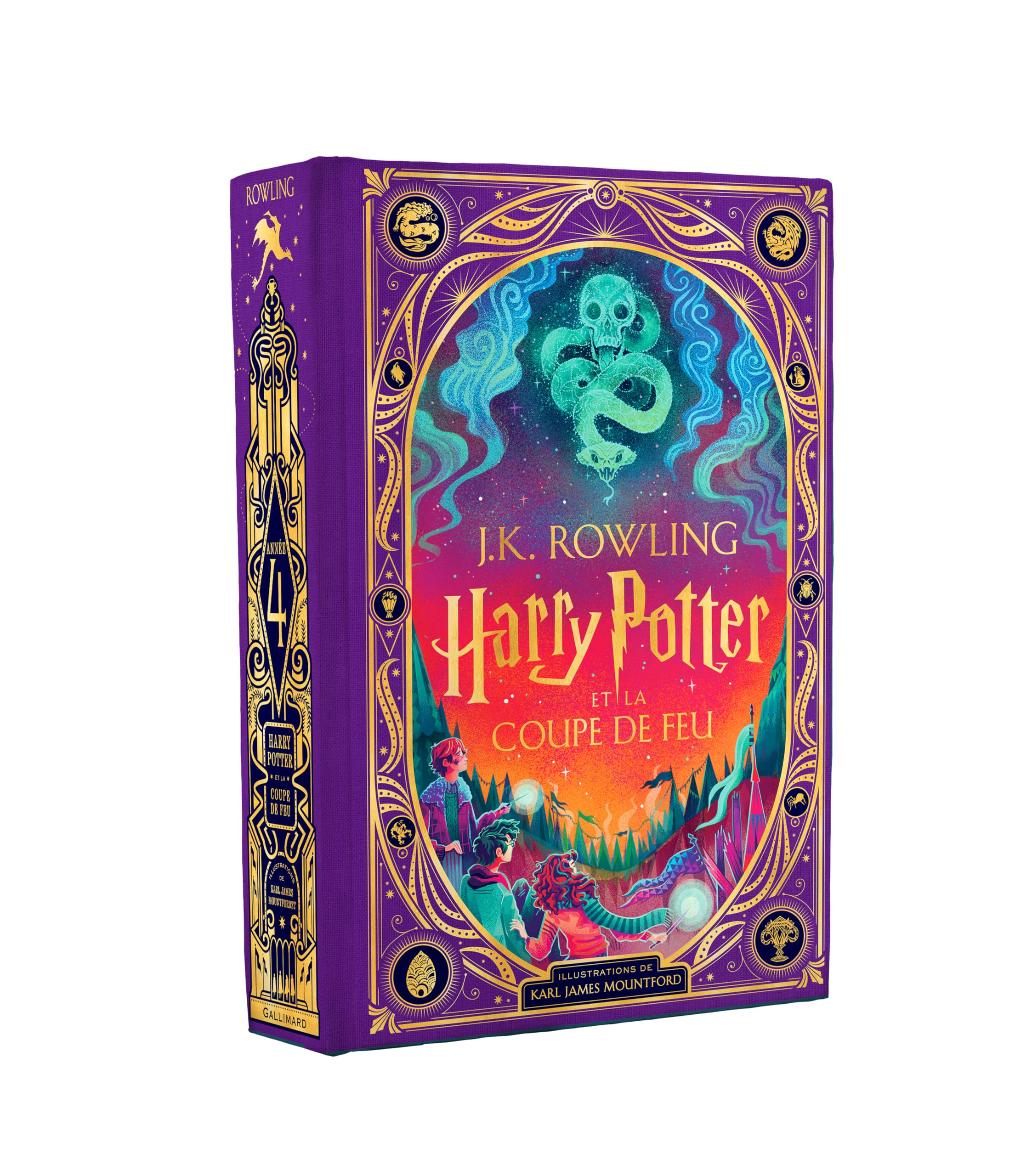 Harry Potter et la Coupe de Feu, édition illustrée interactive — idée cadeau original