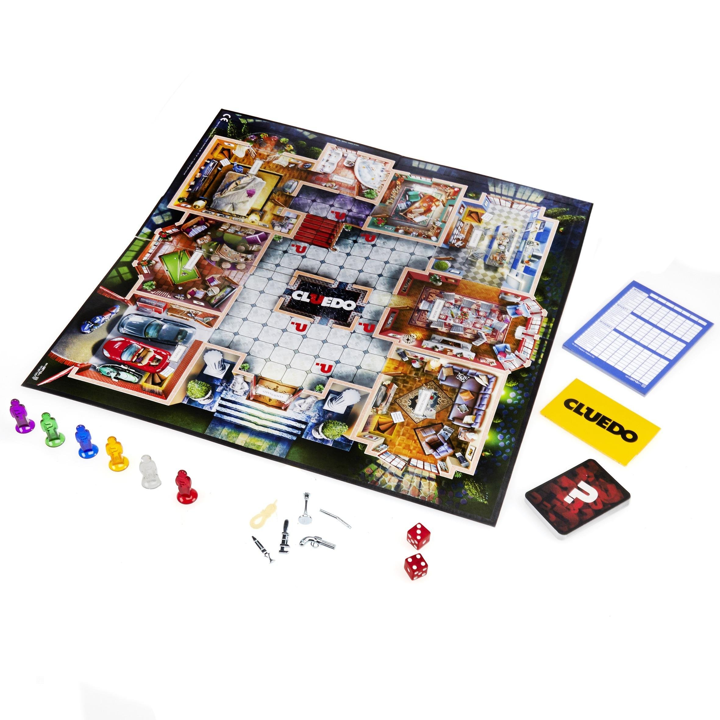 Hasbro Gaming Cluedo, le jeu de société classique d'enquête — cadeau drôle et insolite