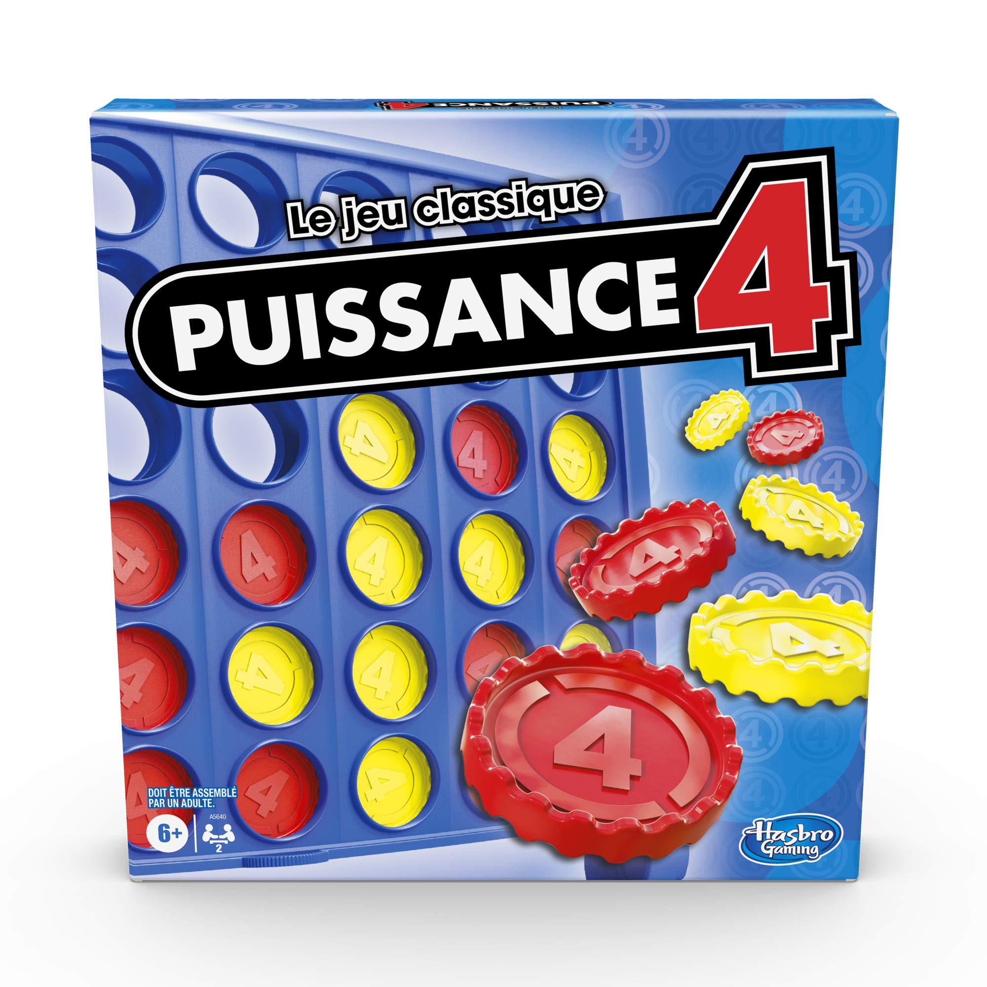 Hasbro Gaming Puissance 4, le jeu d'alignement classique — cadeau drôle et insolite