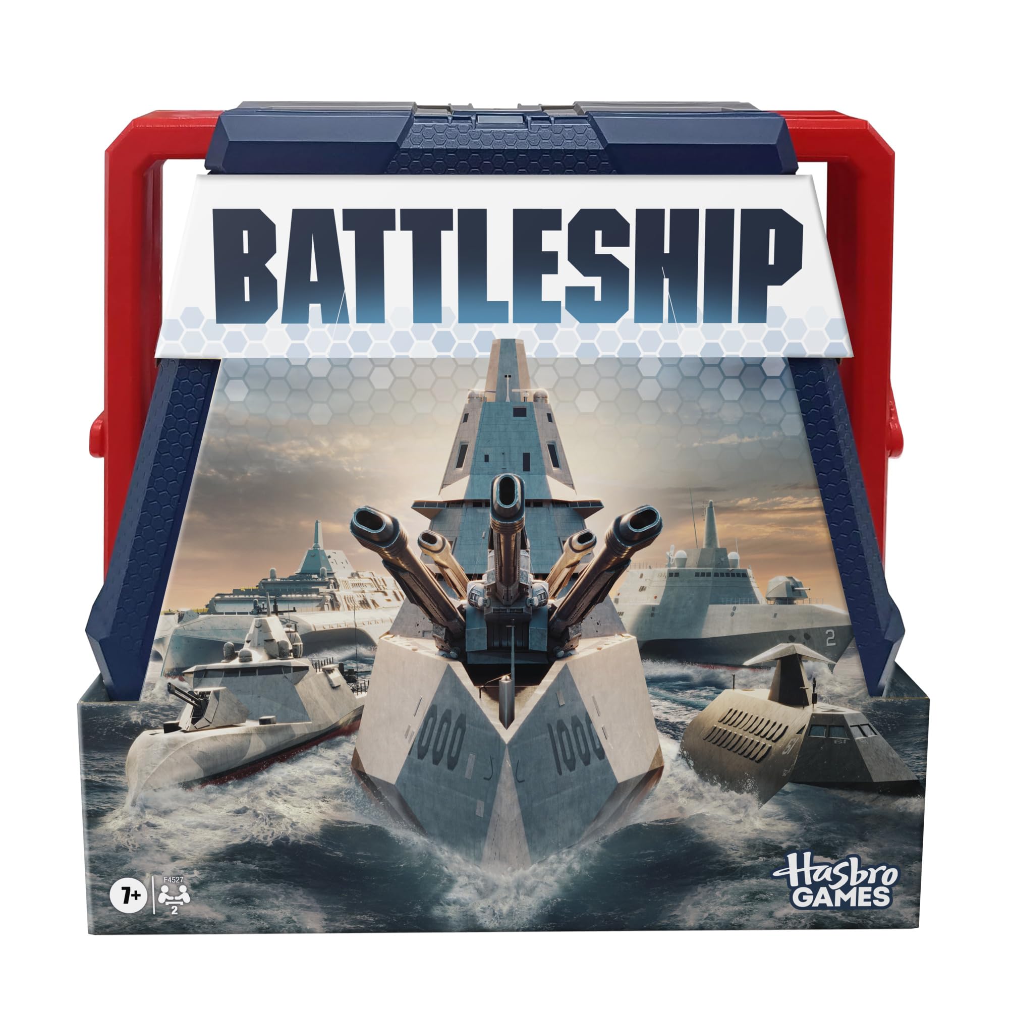 Hasbro Gaming Touché coulé, le jeu de bataille navale pour deux — cadeau drôle et insolite