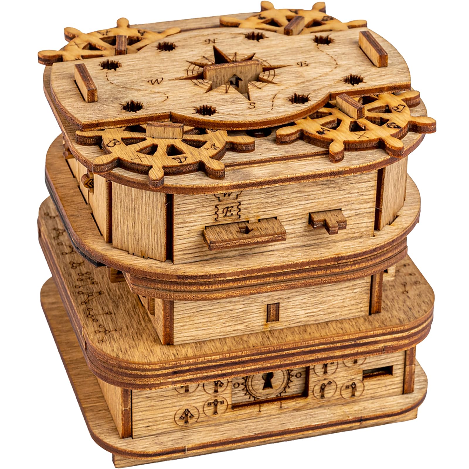 iDventure Cluebox Davy Jones' Locker Escape Room Puzzle Box — funny gift