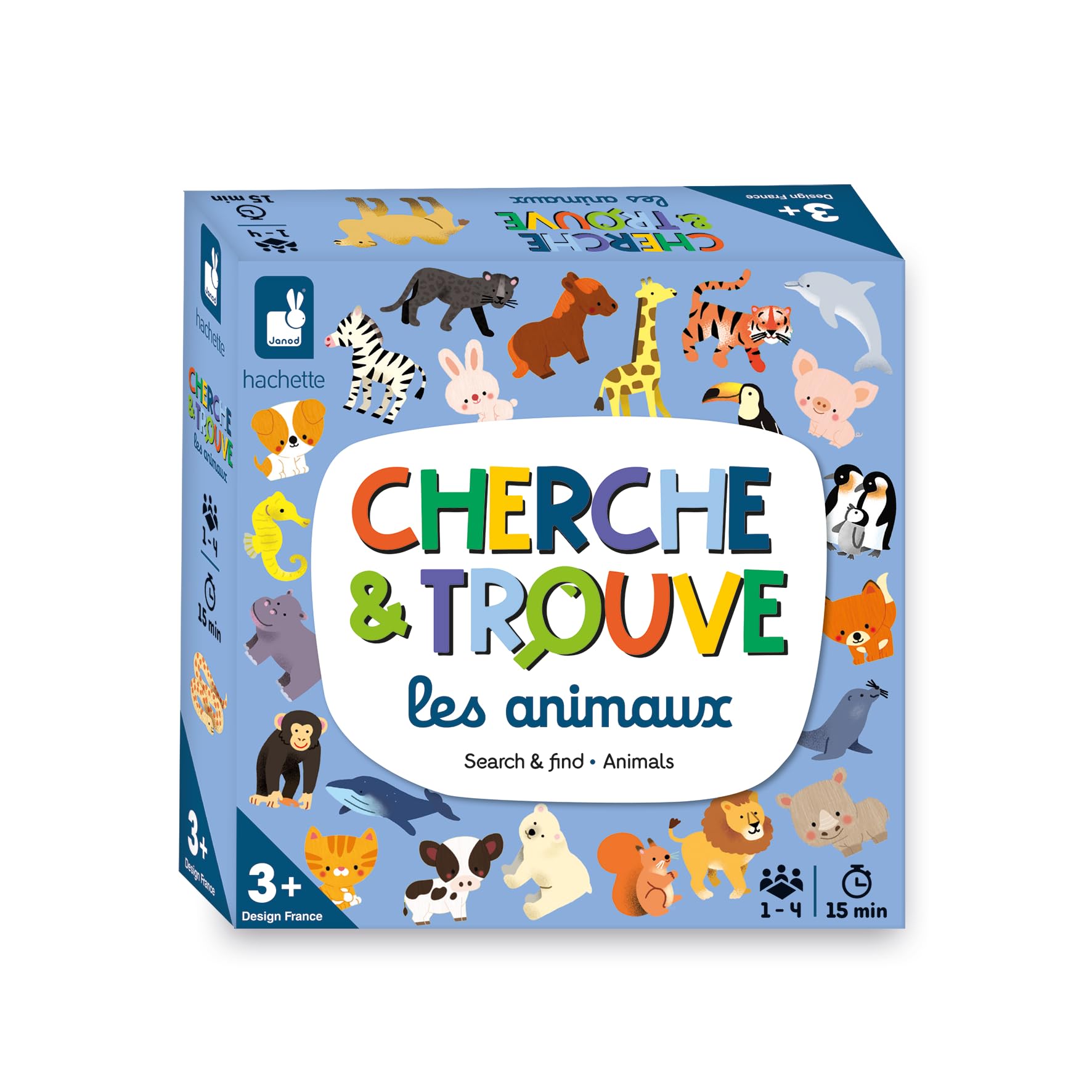 Janod Mon premier cherche et trouve, les animaux dès 3 ans — idée cadeau