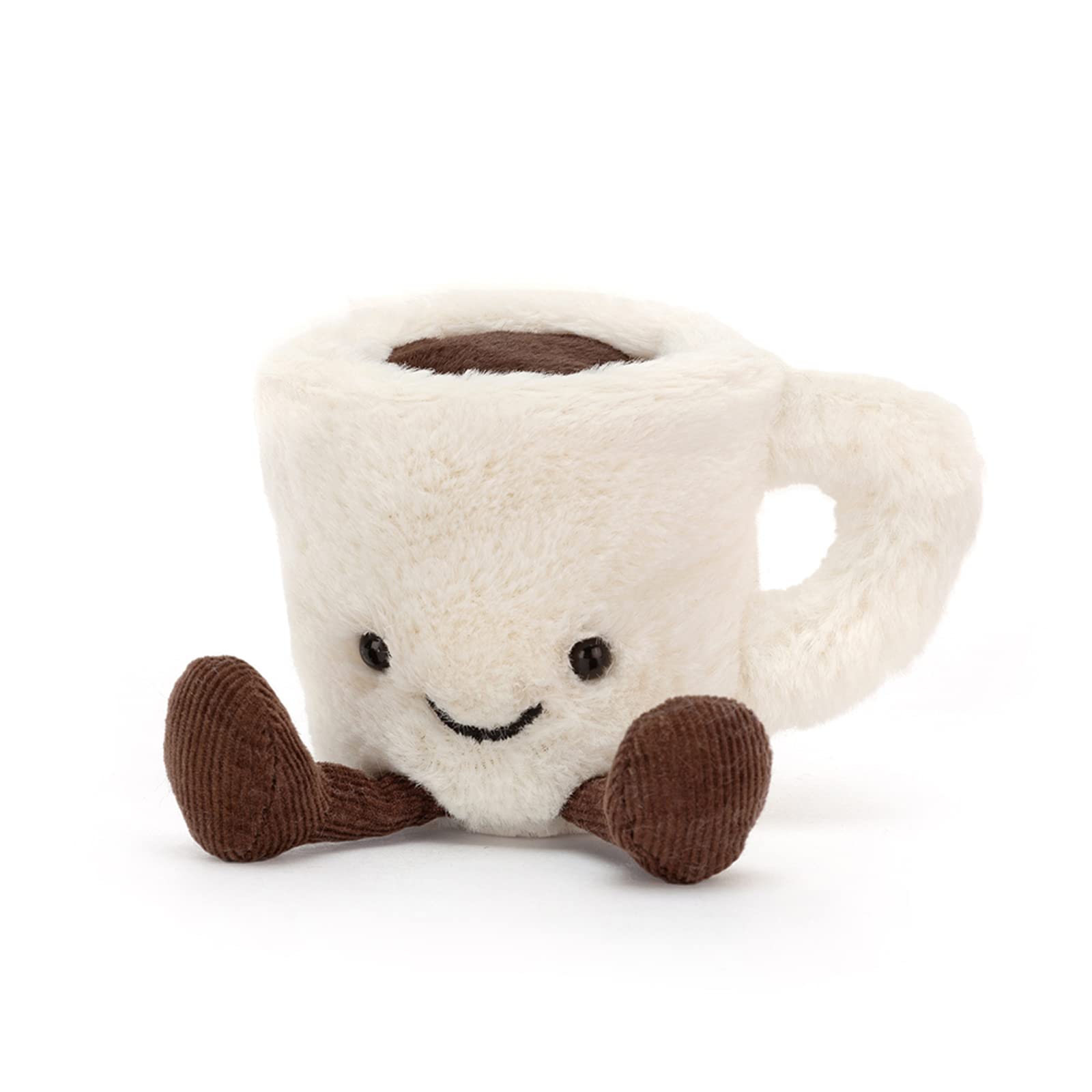 Jellycat Amuseables Espresso Cup Plush, 4 inches — funny and quirky gift