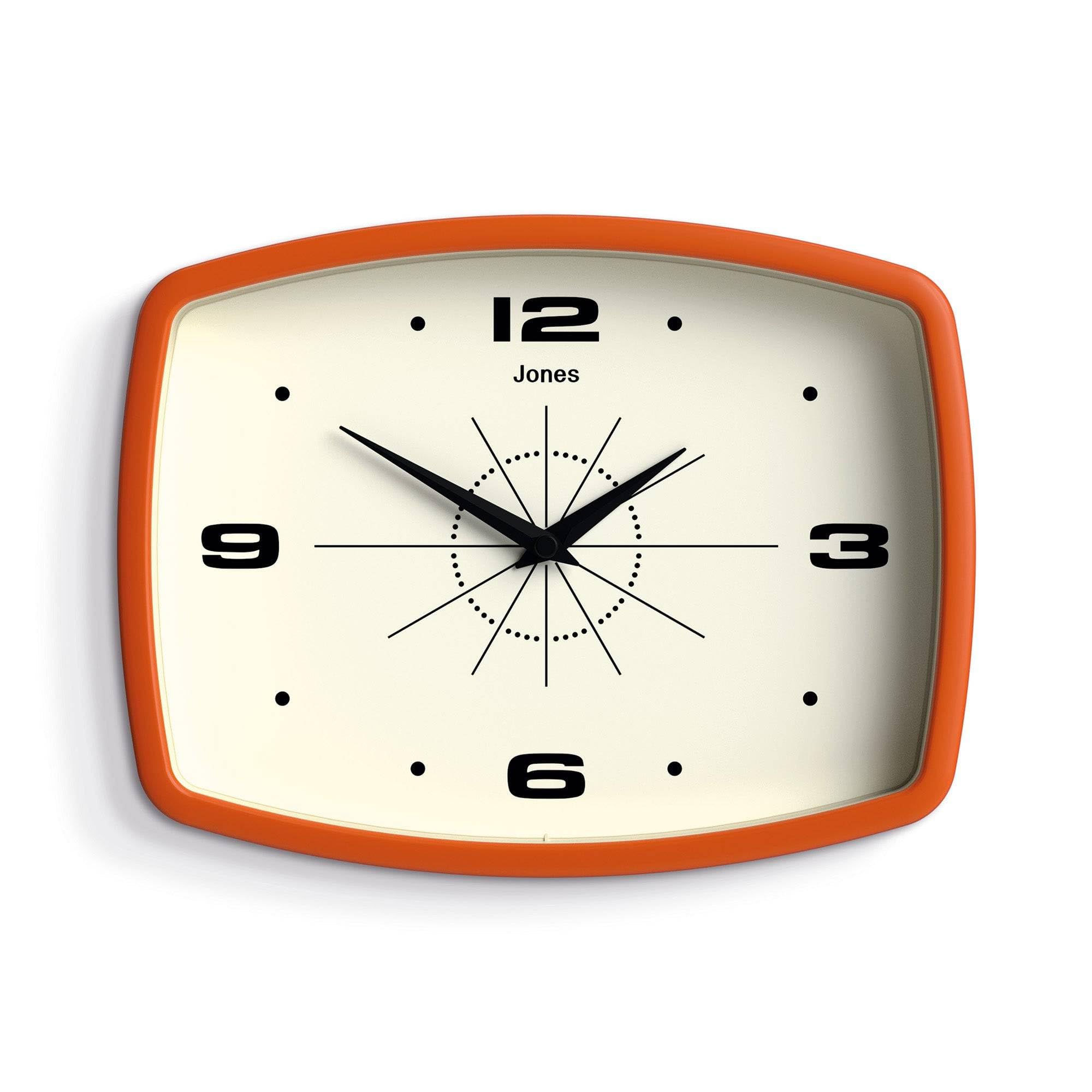 L'horloge murale rétro Movie de Jones Clocks, 25 cm — cadeau drôle et insolite