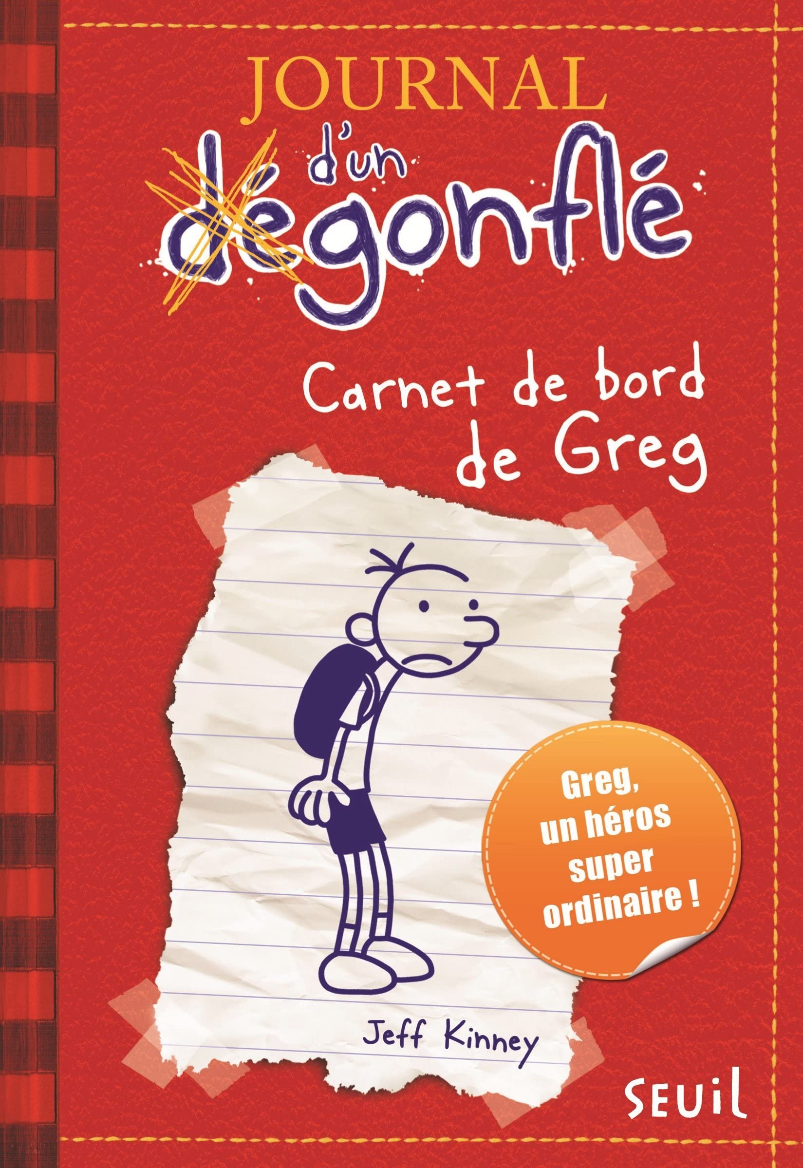 Journal d'un dégonflé, tome 1 : Carnet de bord de Greg Heffley — cadeau drôle et insolite