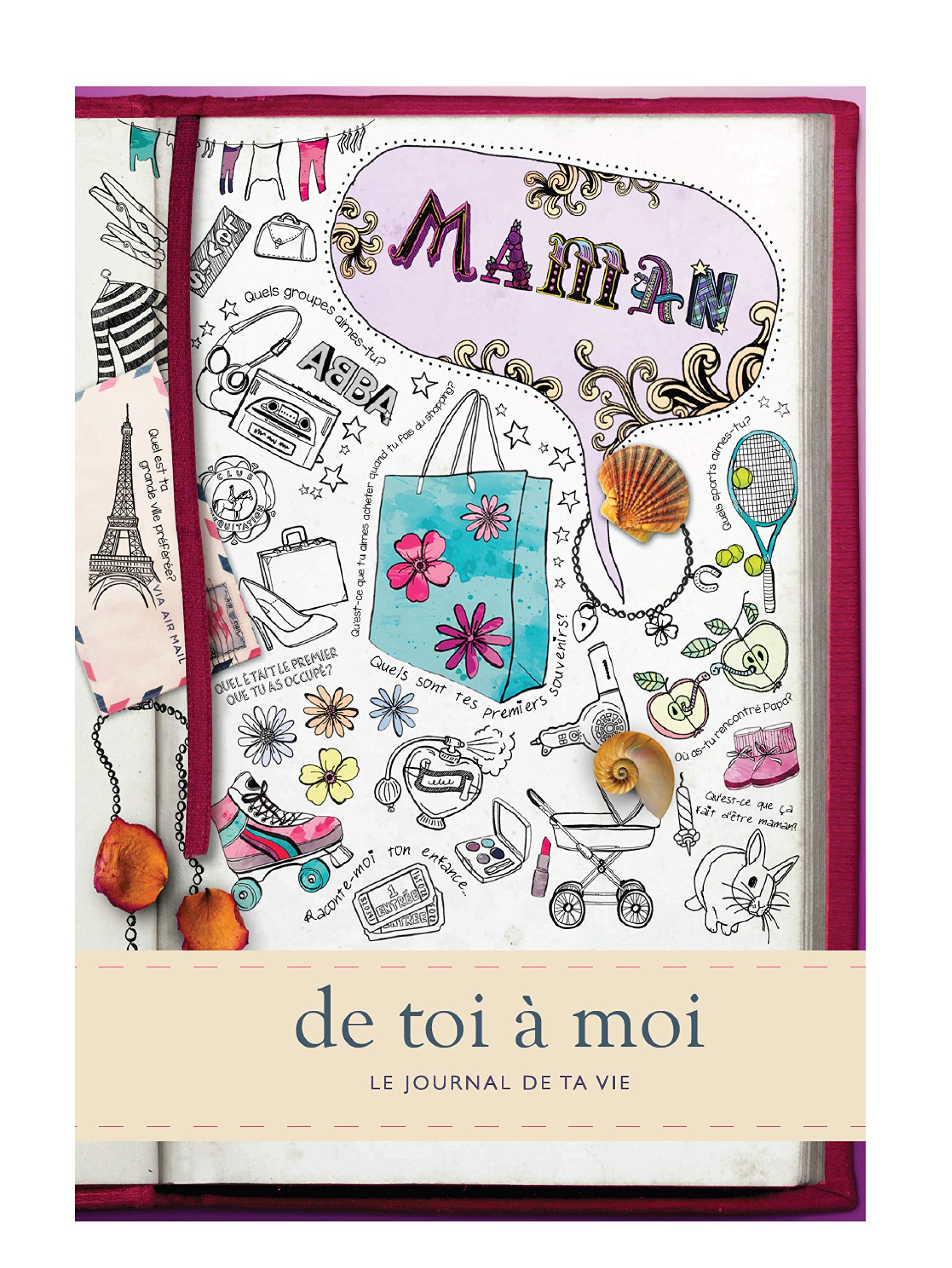 Maman, de toi à moi : le journal de 60 questions pour raconter sa vie — idée cadeau