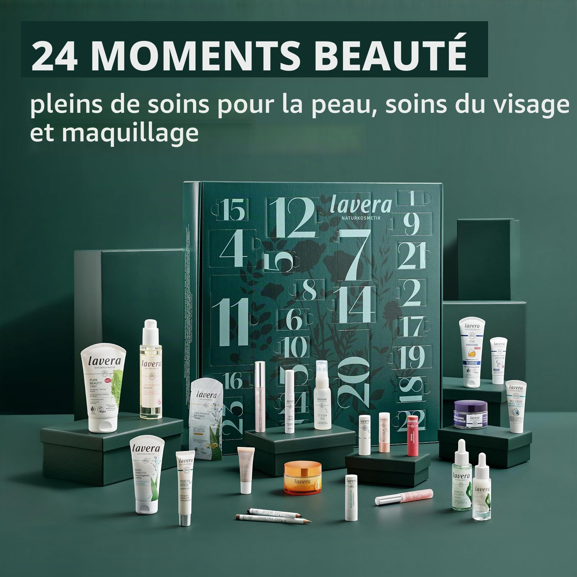 lavera, calendrier de l'Avent 2026 de cosmétiques naturels — idée cadeau