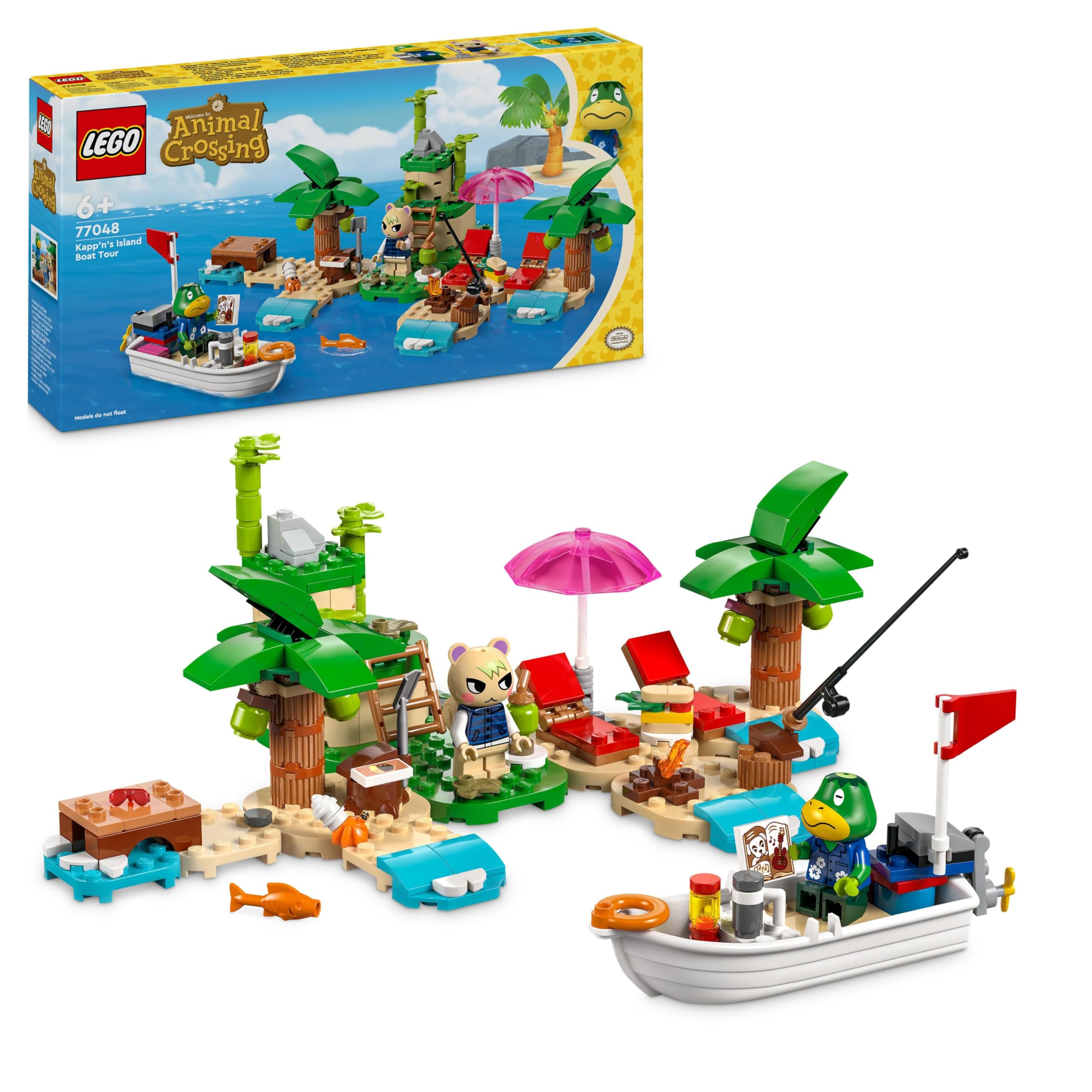 LEGO Animal Crossing Excursion maritime d’Amiral 77048 — idée cadeau