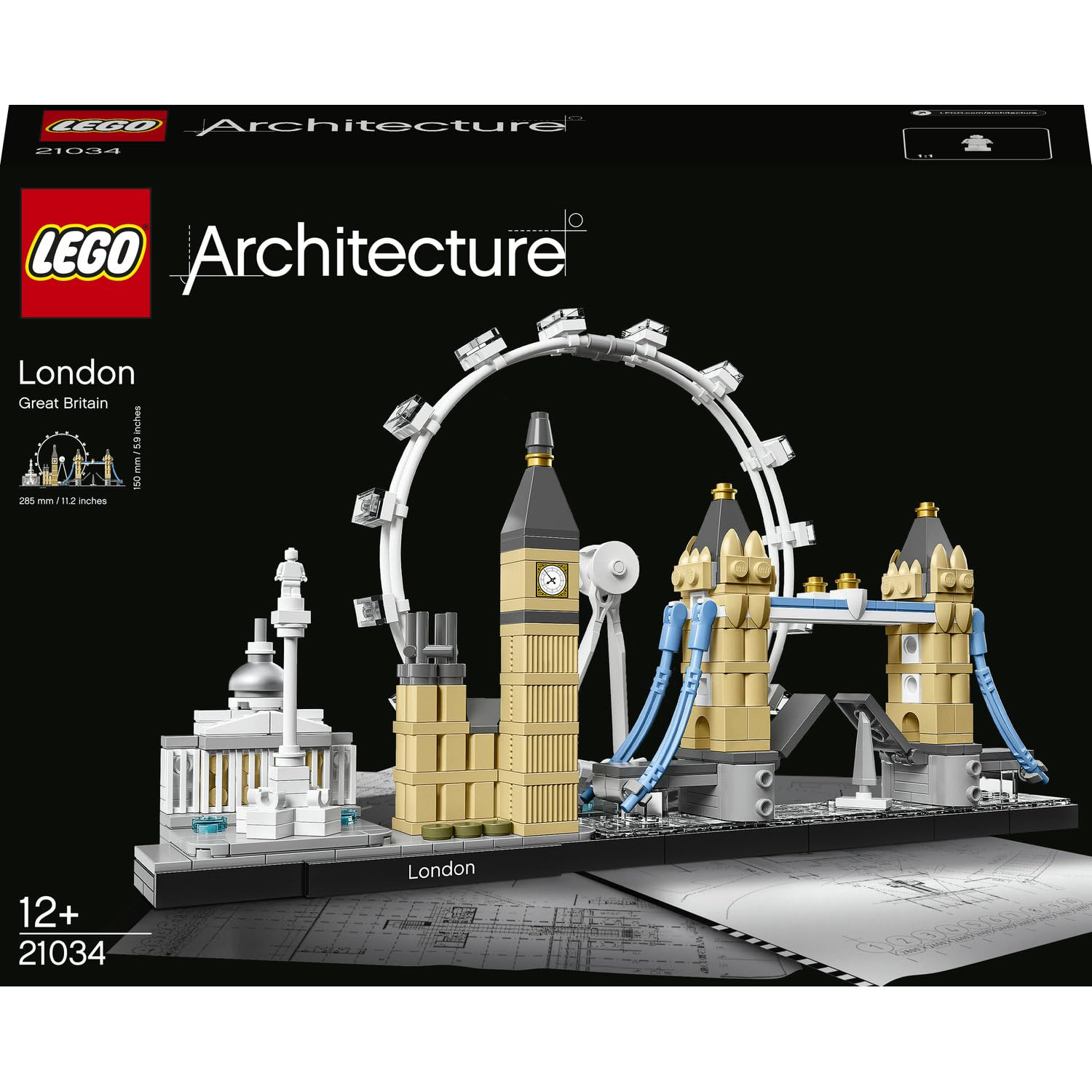 LEGO Architecture 21034 Londres, skyline et monuments — idée cadeau