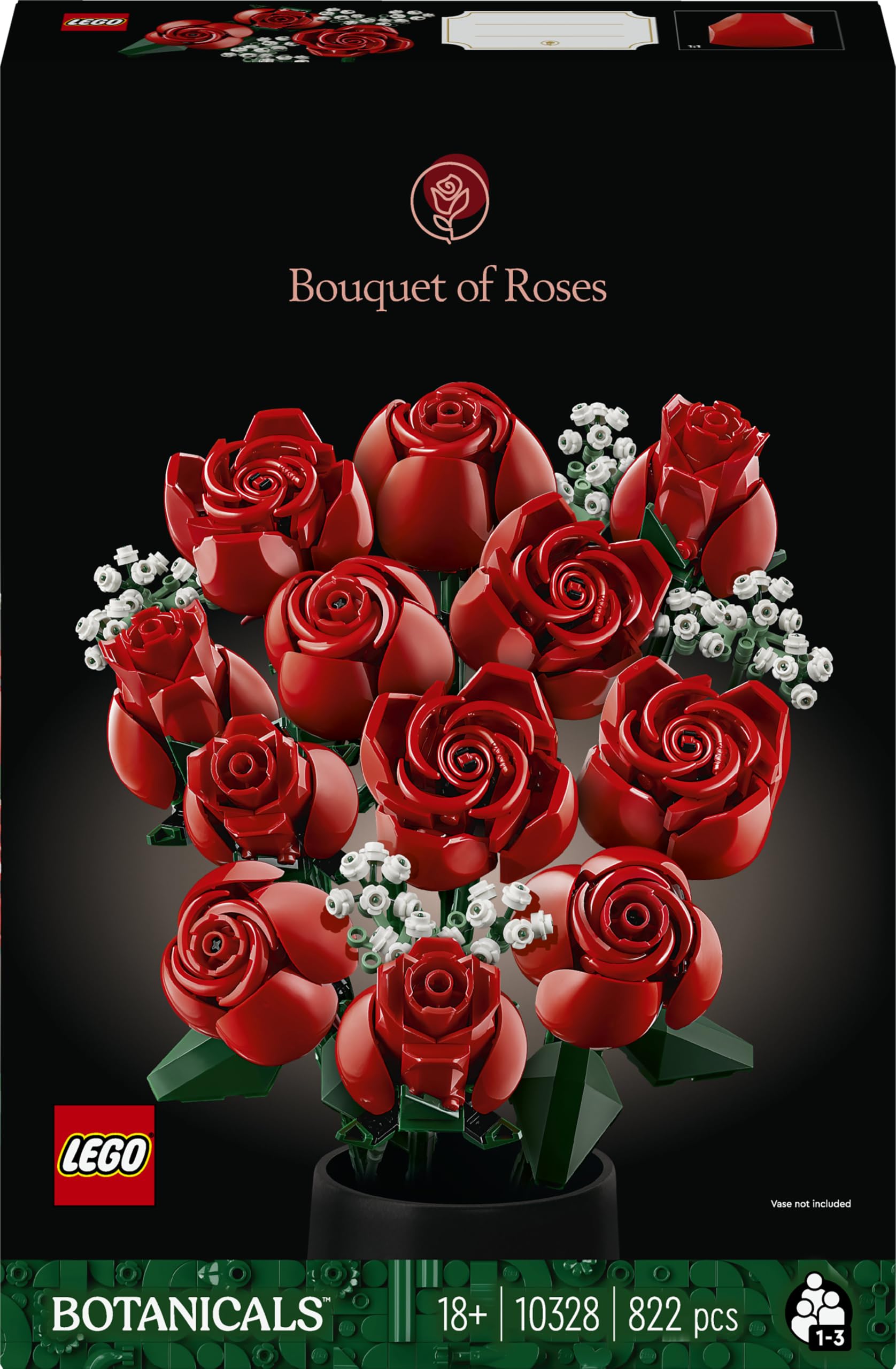 LEGO Botanicals 10328 Bouquet de roses à construire — idée cadeau