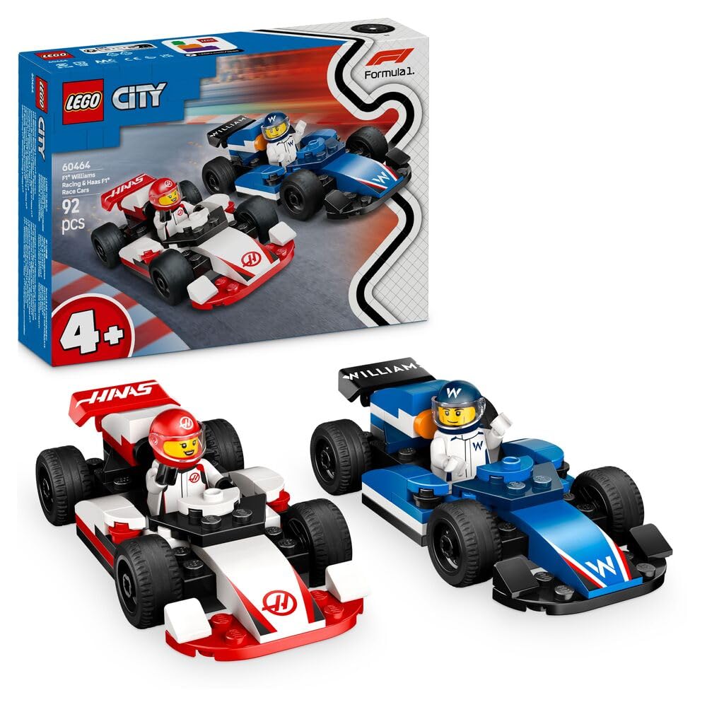 LEGO City Voitures de course F1 Williams et Haas 60464