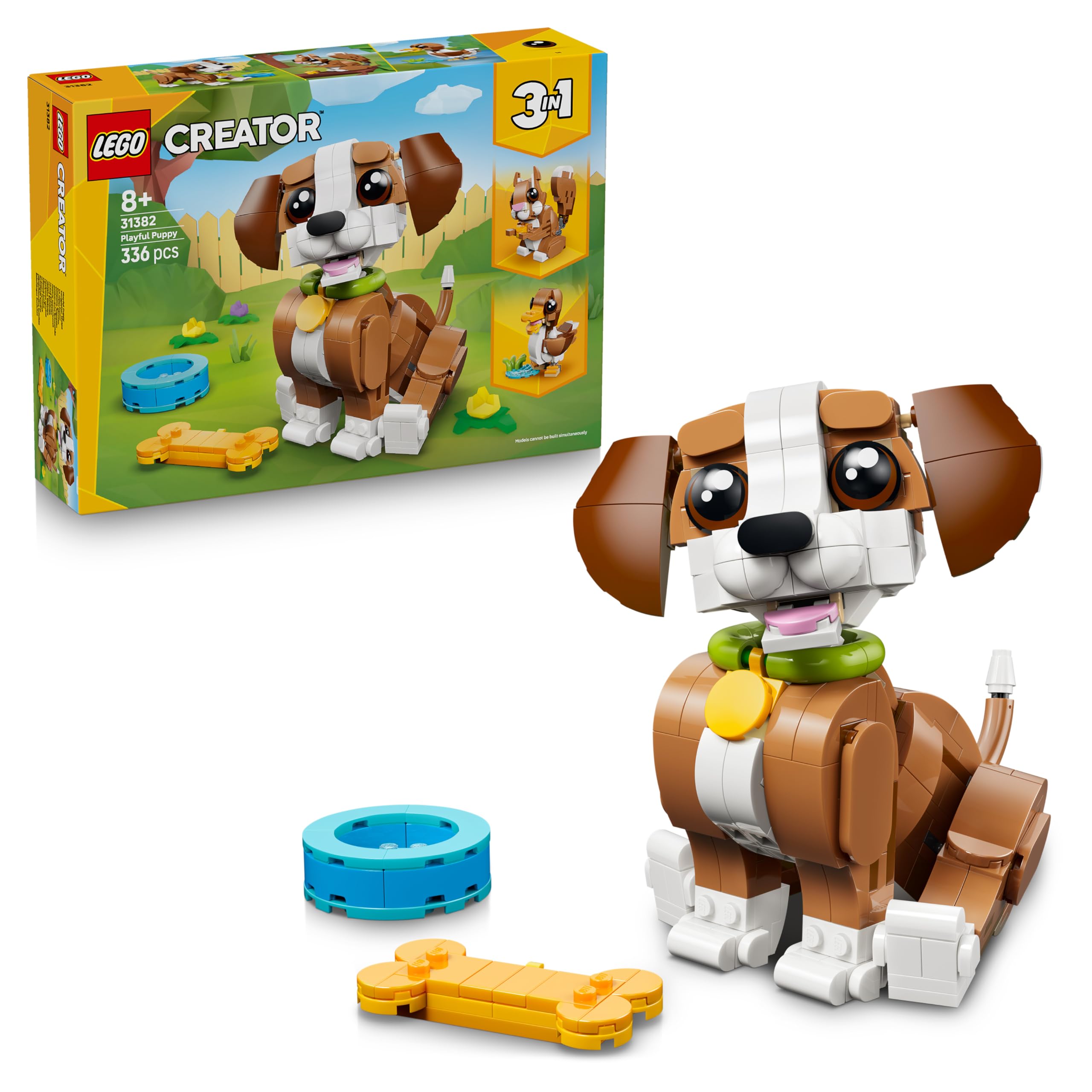 LEGO Creator 3-en-1 Les adorables animaux : le chiot joueur (31382) — cadeau drôle et insolite
