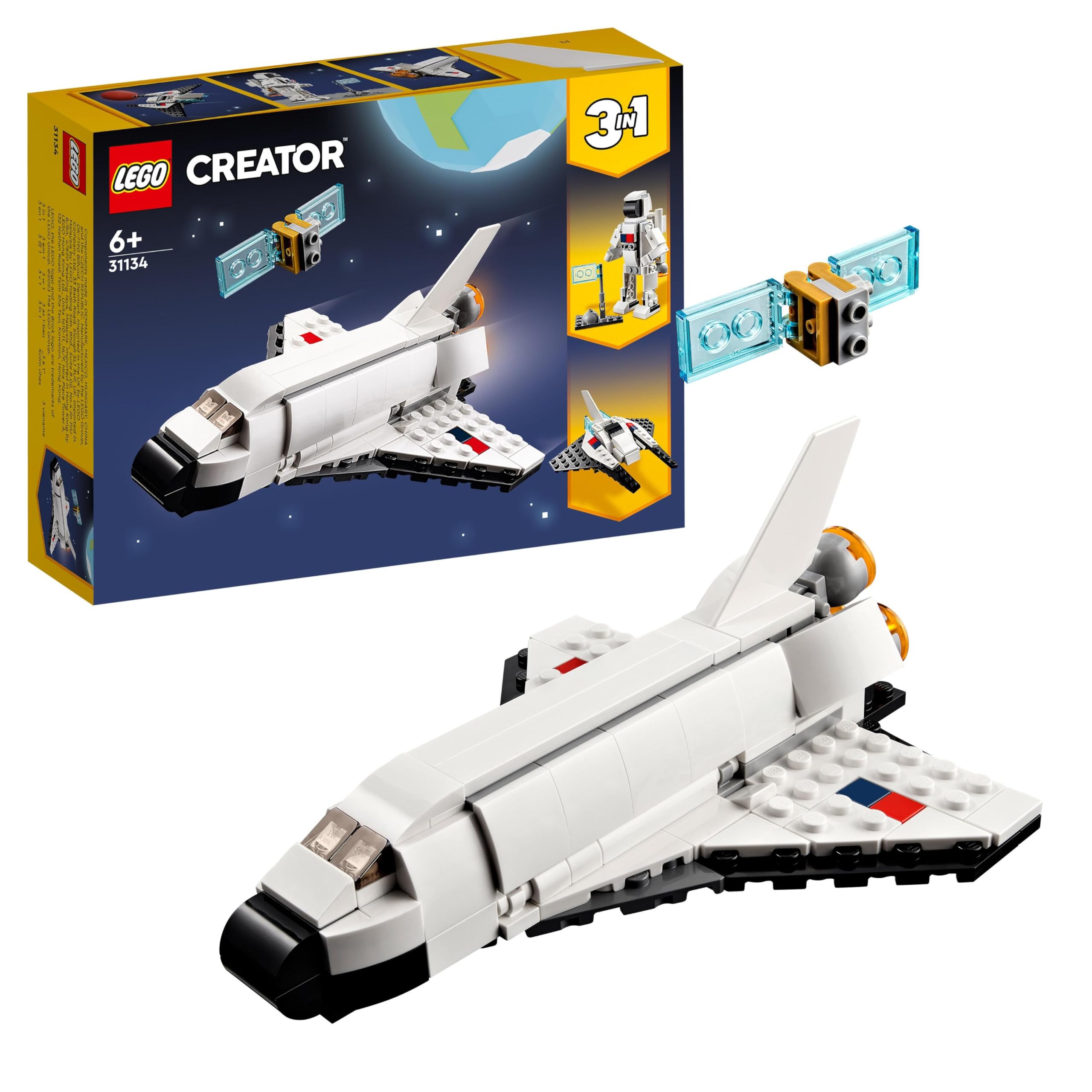LEGO Creator 3-en-1 La Navette Spatiale 31134 — idée cadeau original