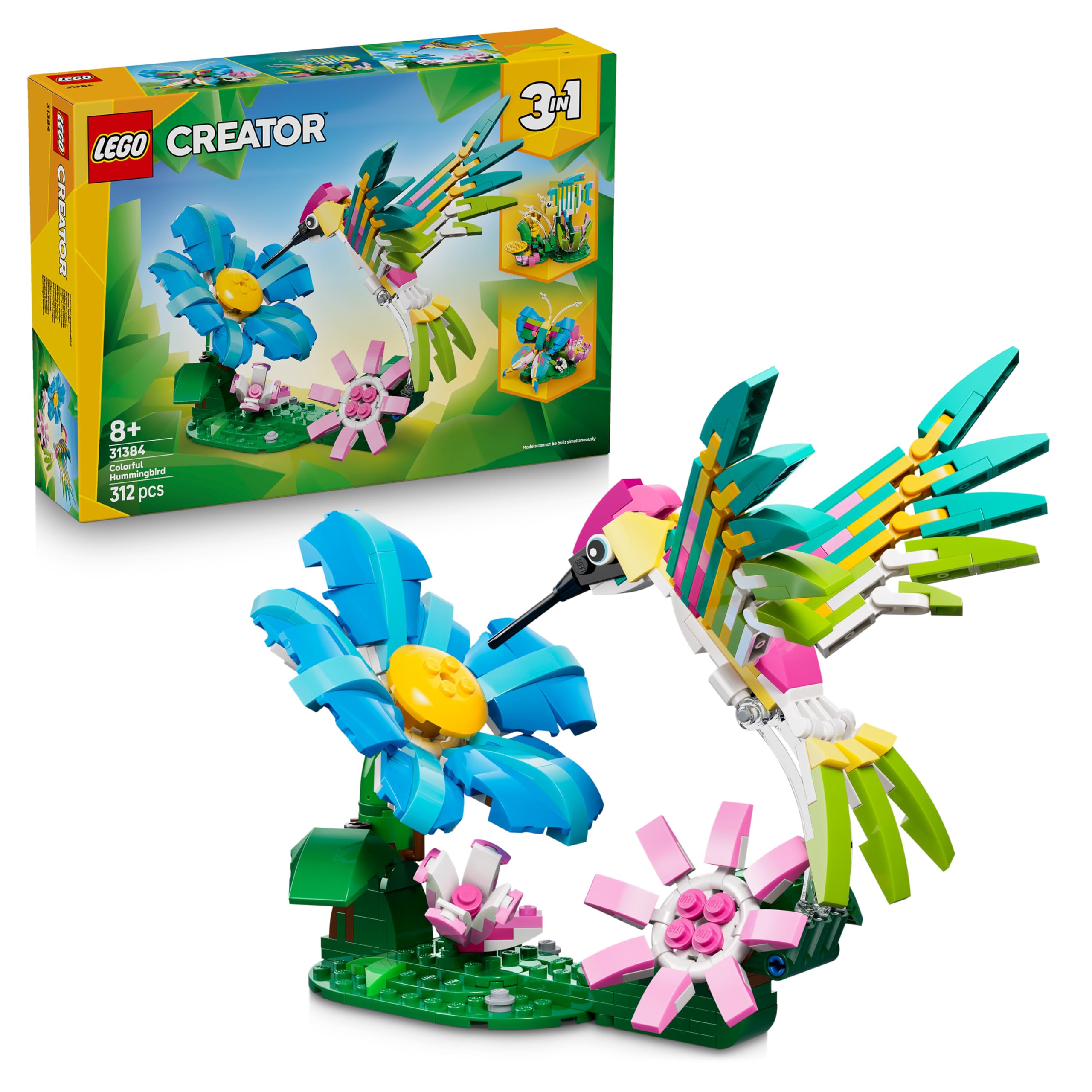 LEGO Creator 3-in-1 Colorful Hummingbird — funny gift