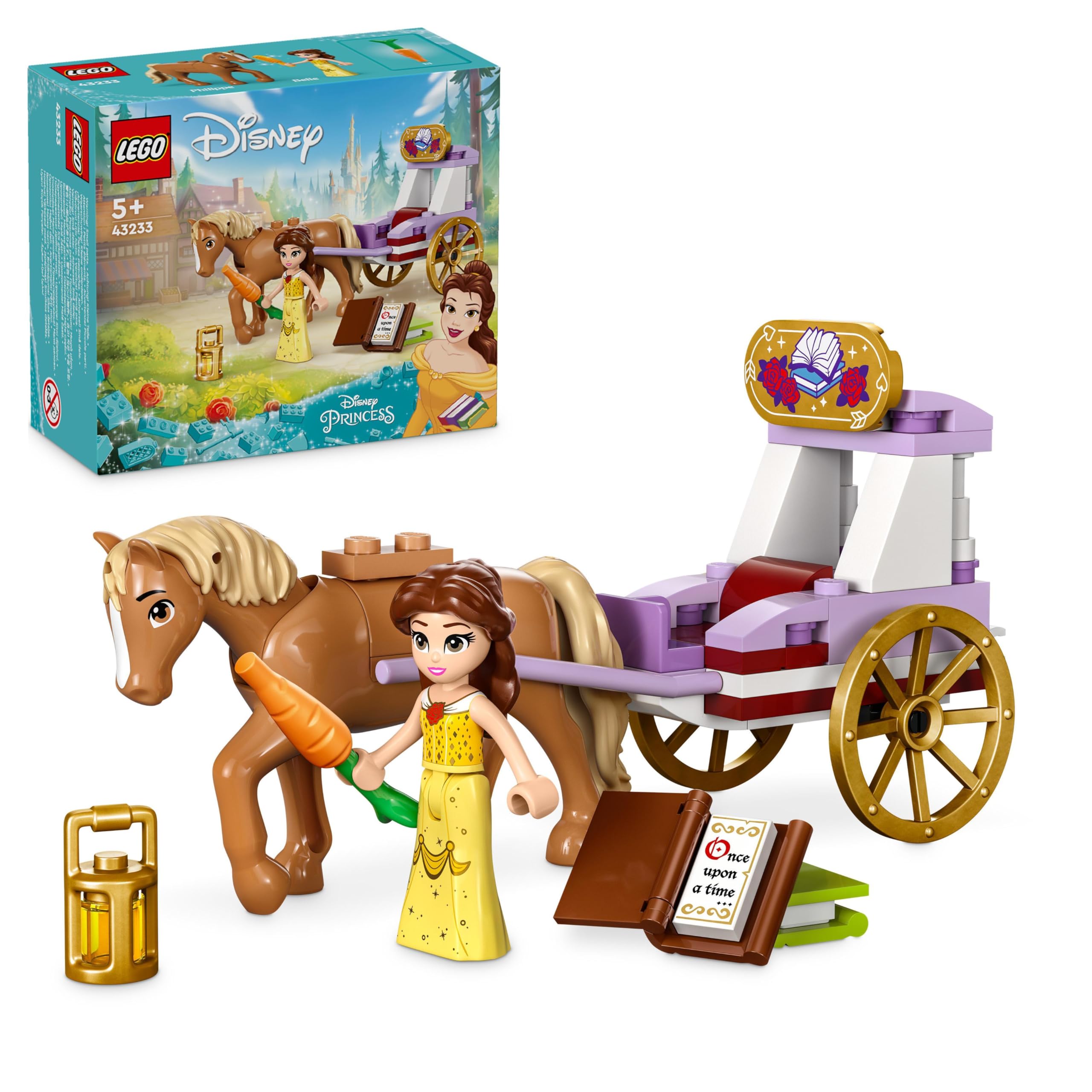 LEGO Disney Princess L’histoire de Belle, la calèche 43233 — idée cadeau