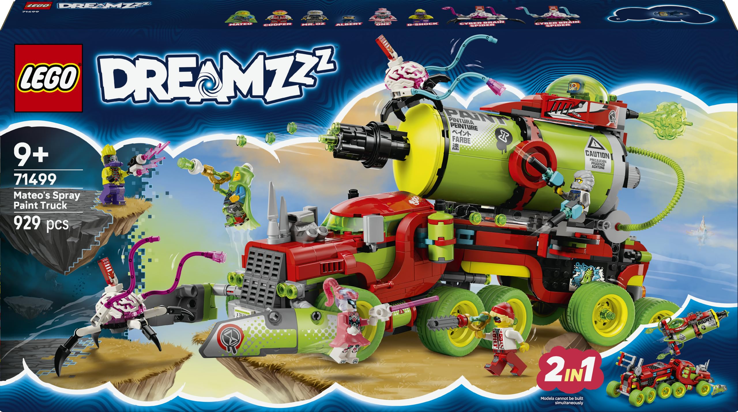 LEGO DREAMZzz Le camion spray de peinture de Mateo 71499