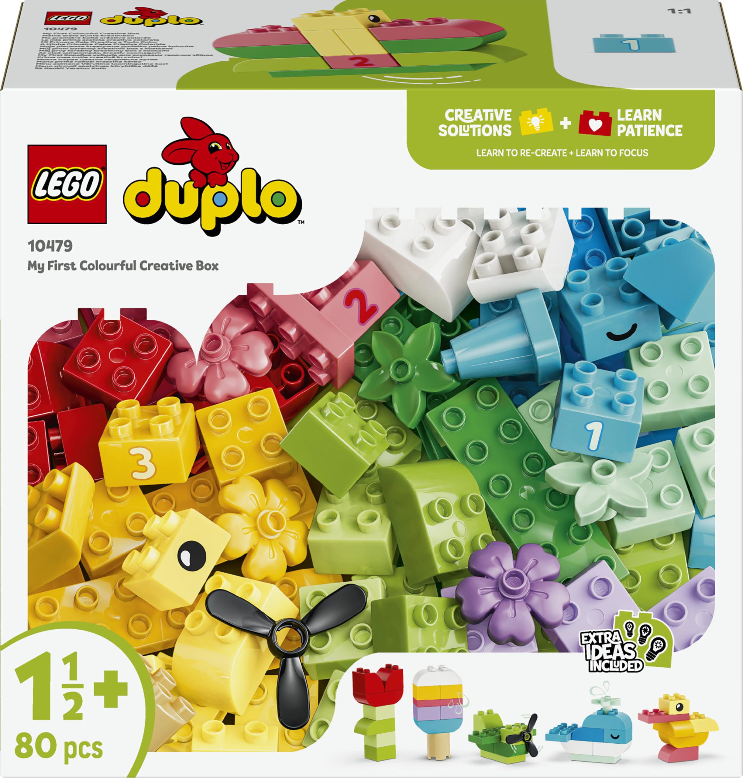 LEGO DUPLO Classic Boîte créative colorée 10479 — idée cadeau