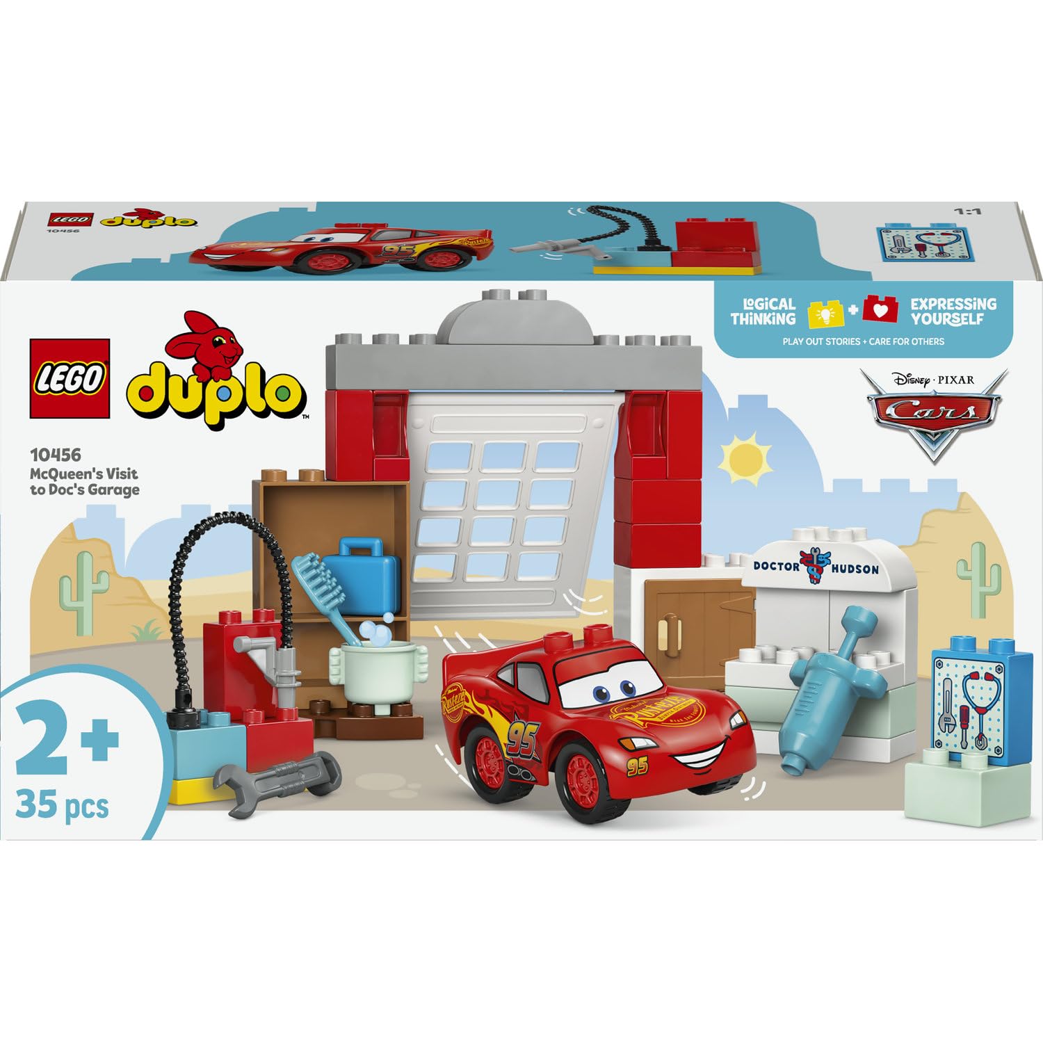 LEGO DUPLO Disney Cars La Visite de McQueen au Garage de Doc 10456 — idée cadeau