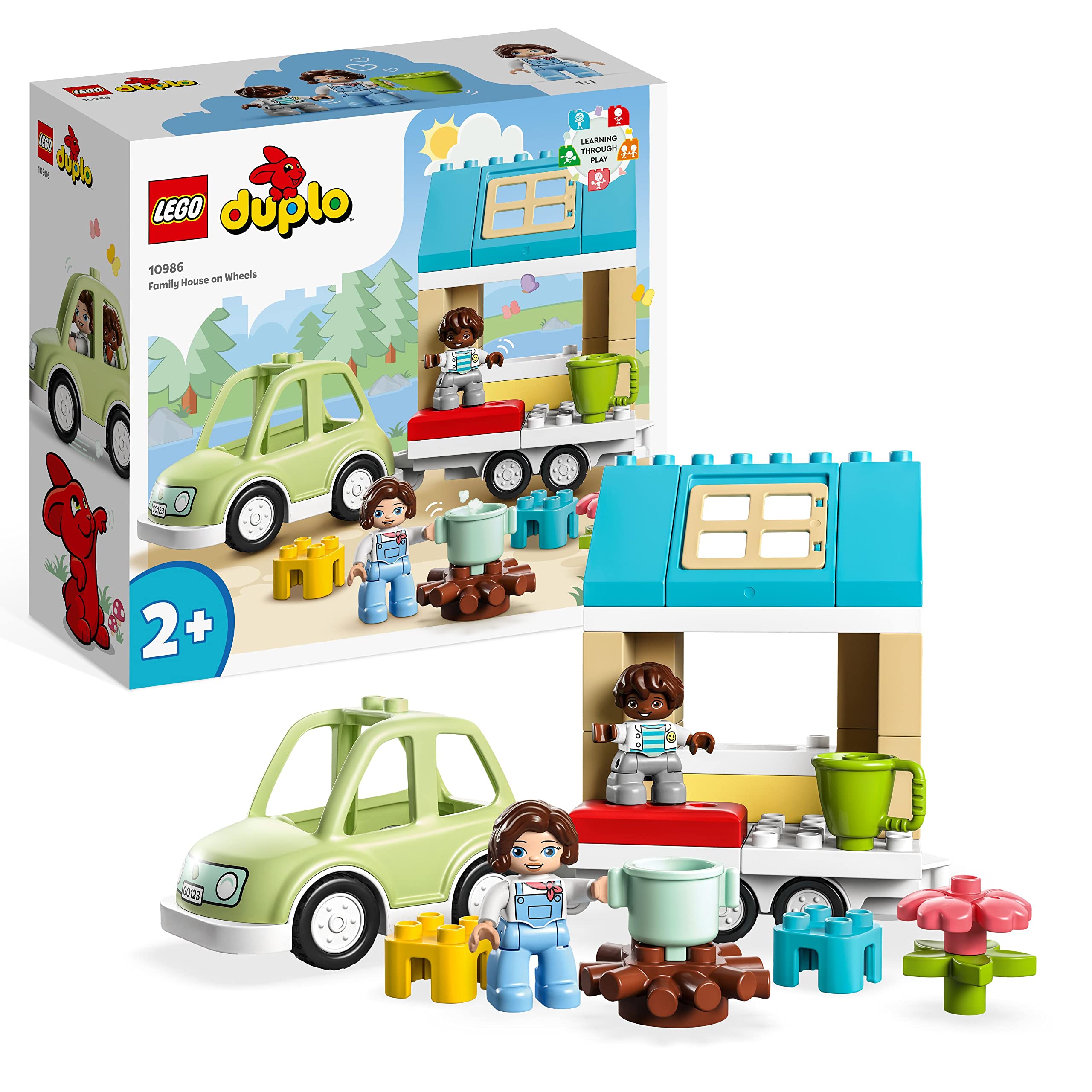 LEGO DUPLO Ma Ville La Maison Familiale sur Roues 10986 — idée cadeau