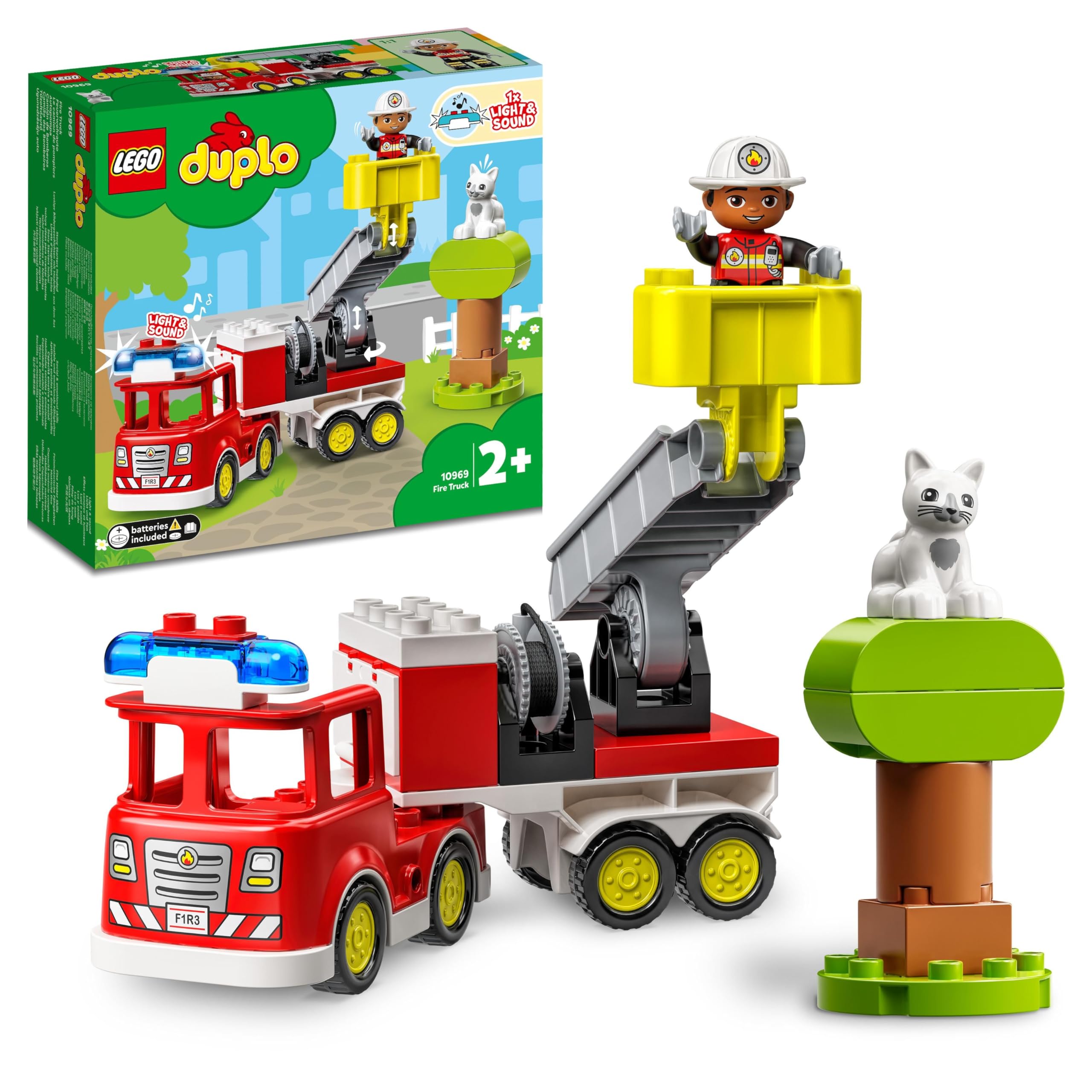 LEGO DUPLO Town Le Camion de Pompiers lumineux et sonore — idée cadeau