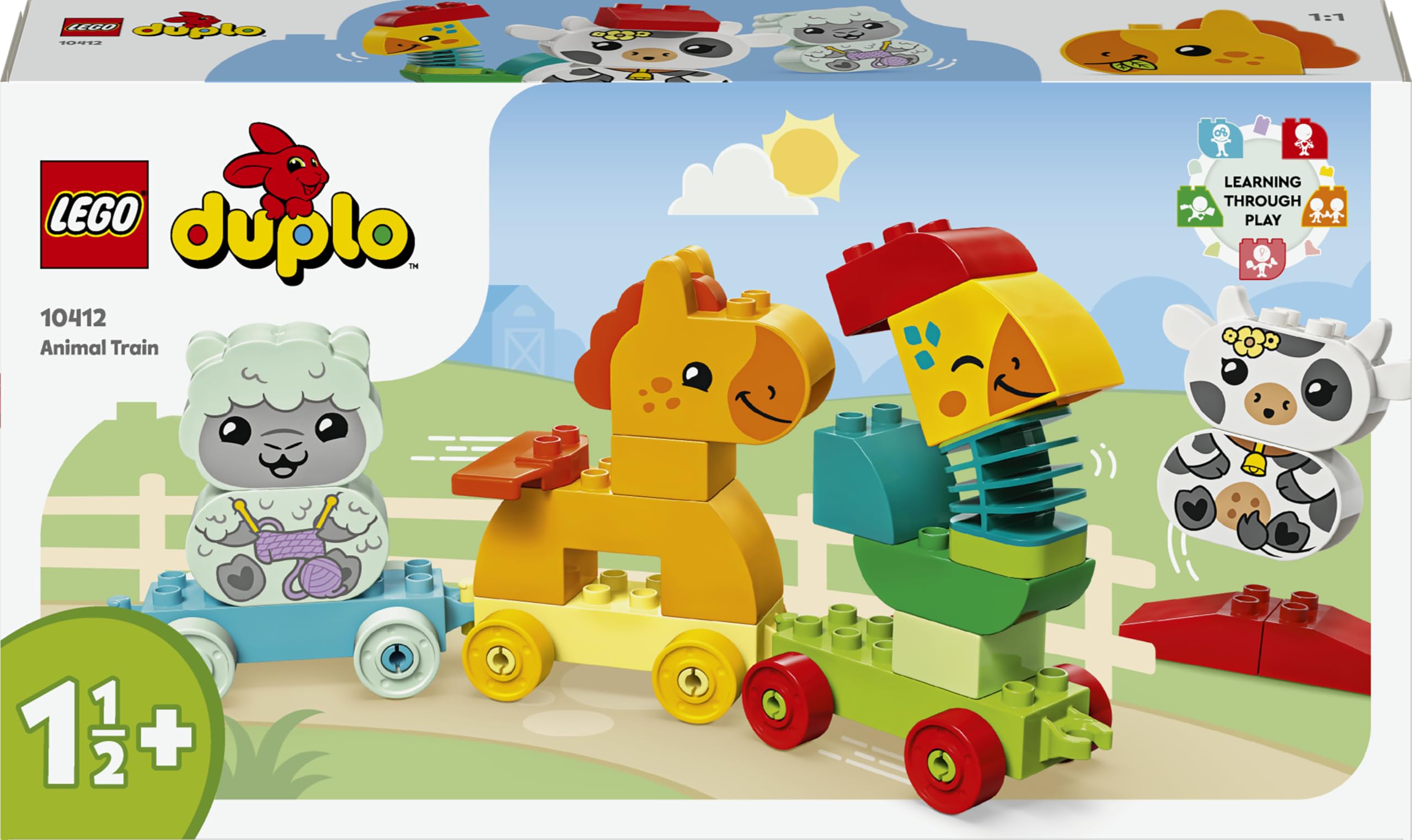LEGO DUPLO Le Train des Animaux 10412 — idée cadeau