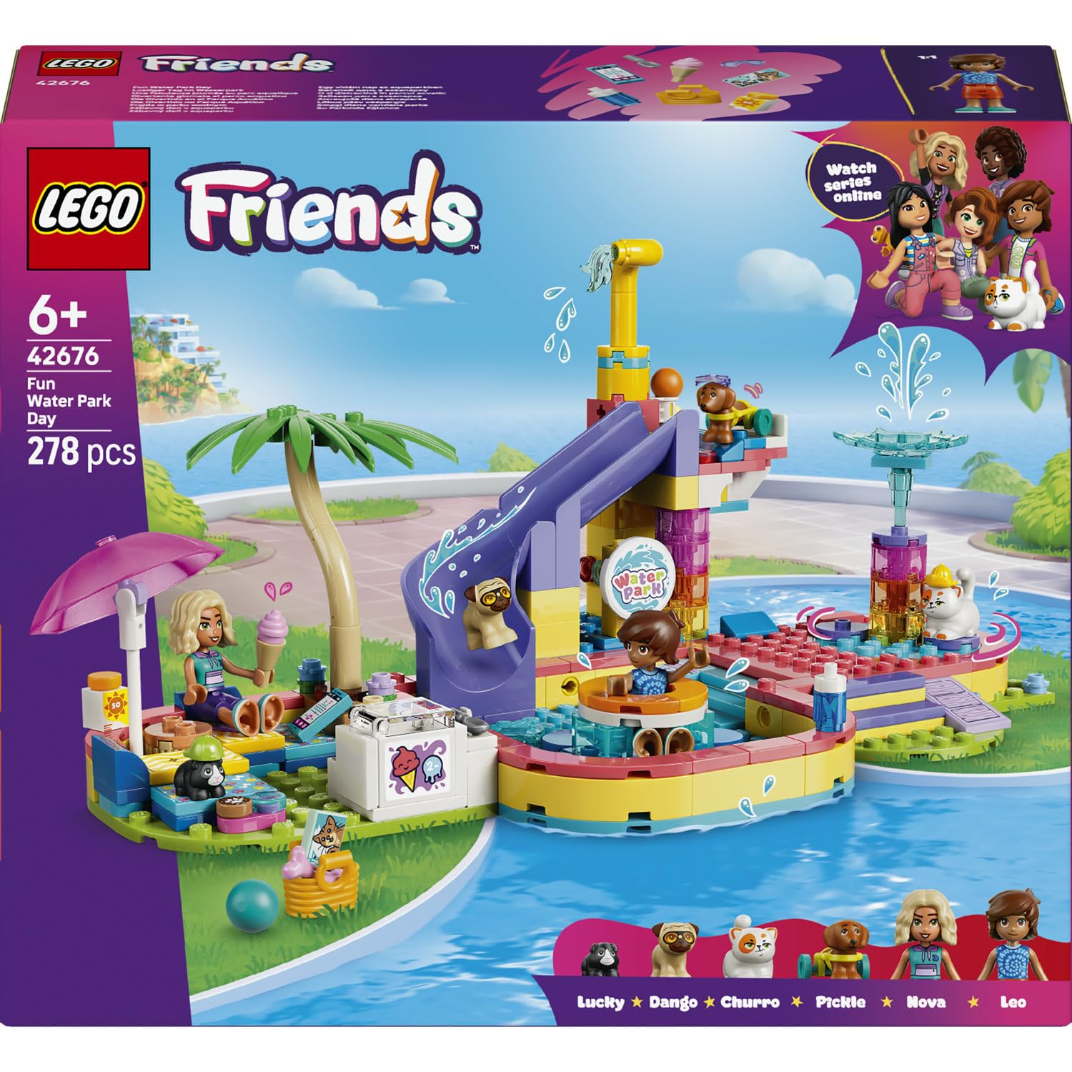 LEGO Friends Une fabuleuse journée au parc aquatique 42676 — idée cadeau