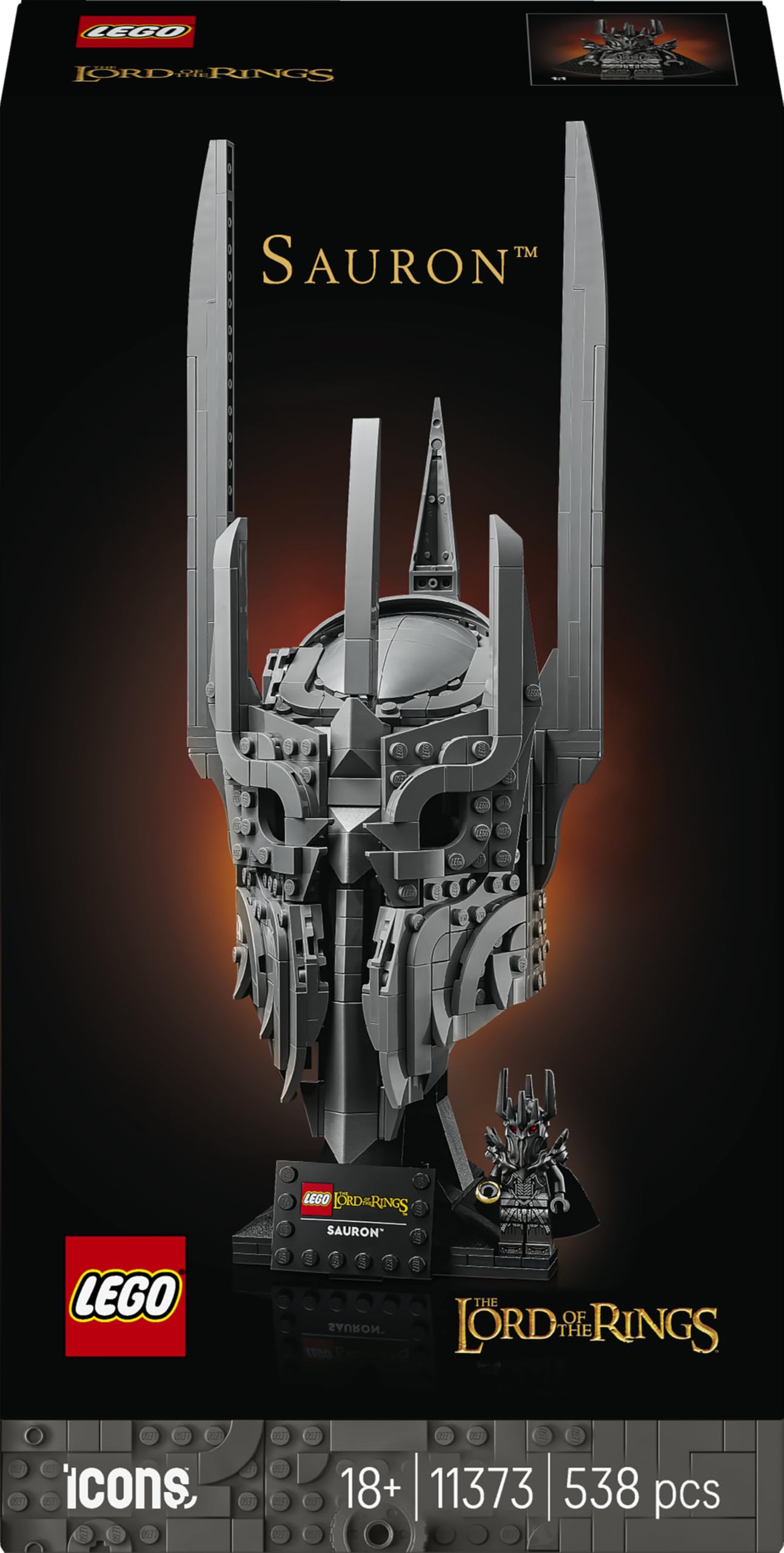 LEGO Icons Casque de Sauron 11373 — idée cadeau