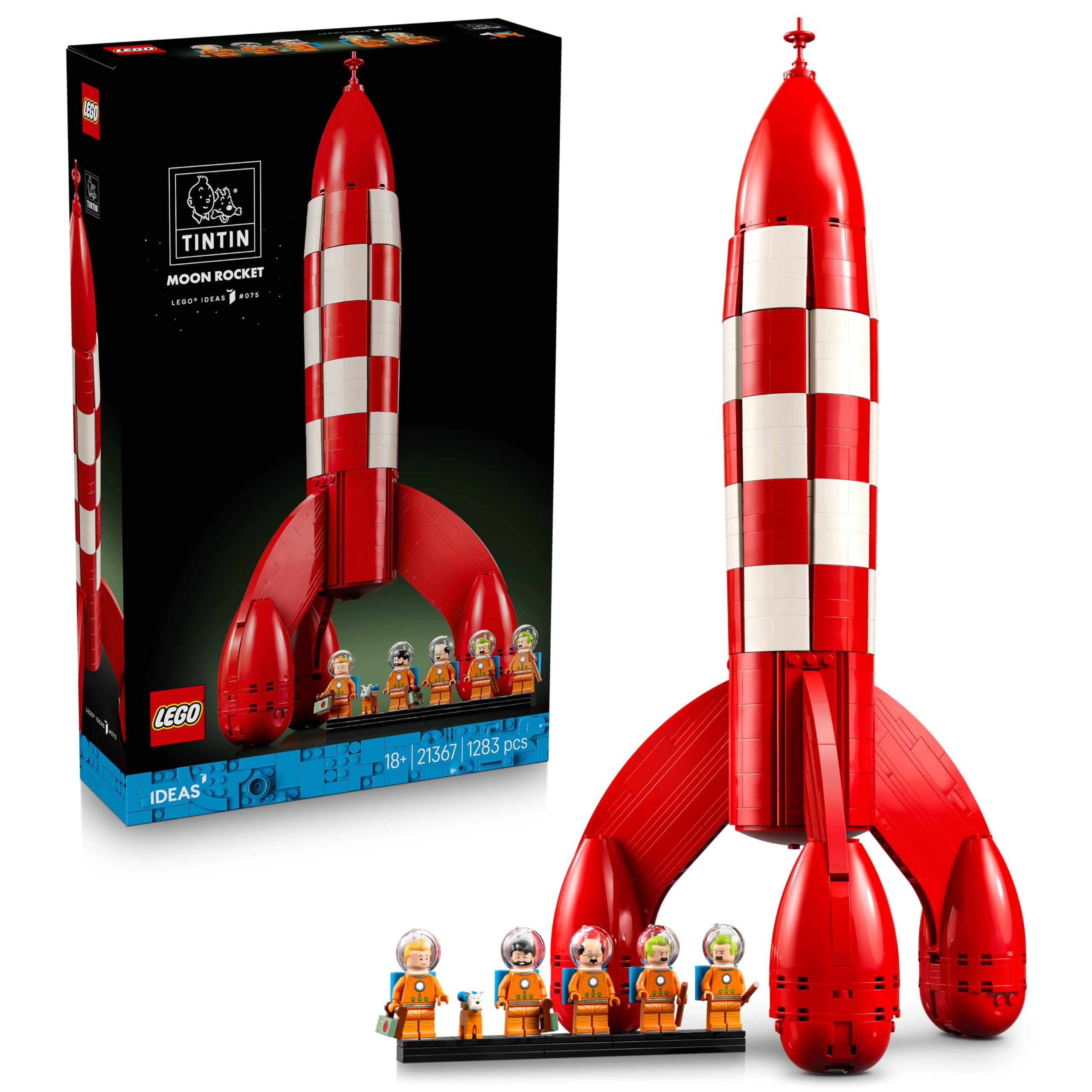LEGO Ideas La fusée de Tintin 21367 — cadeau drôle et insolite