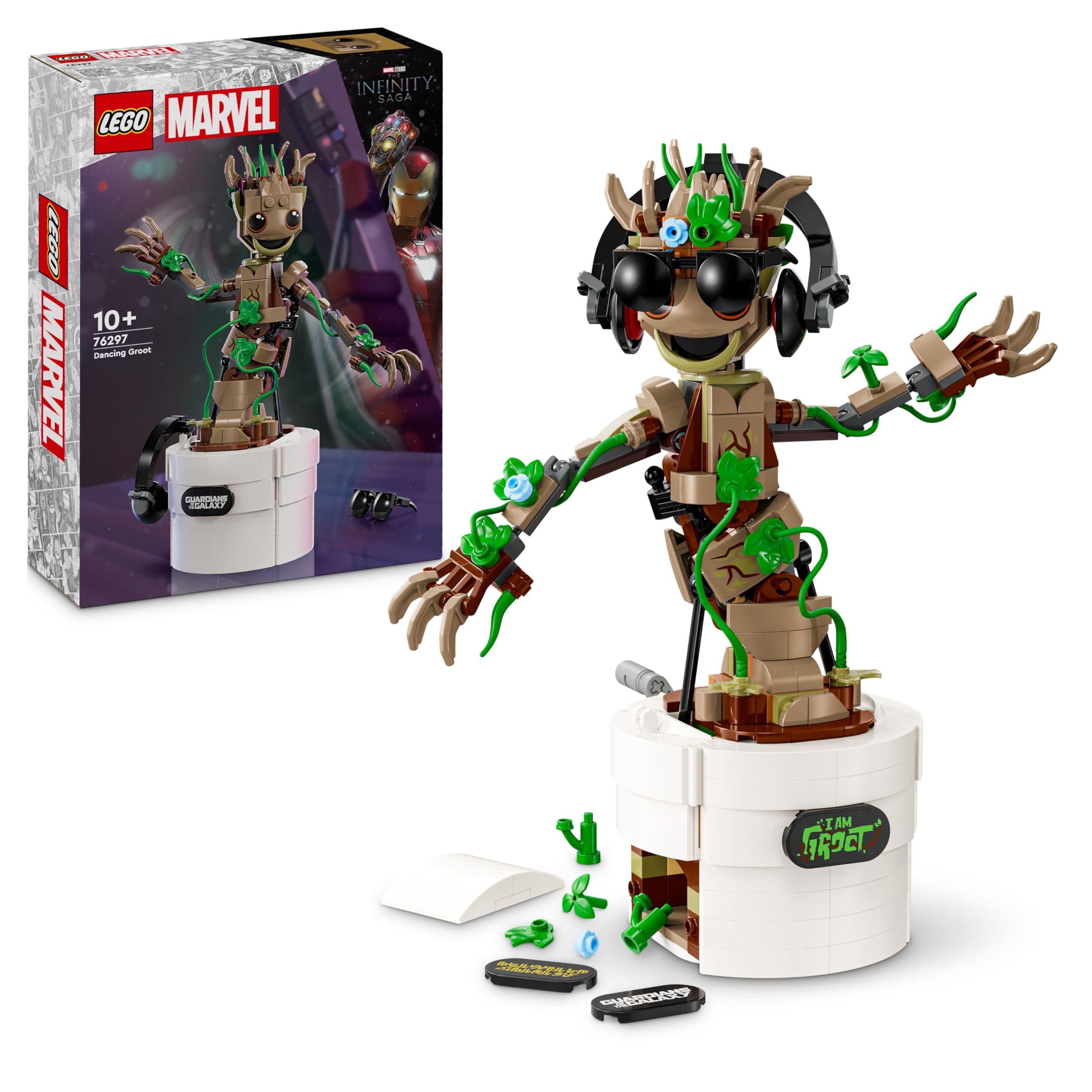 LEGO Marvel La Danse de Bébé Groot 76297