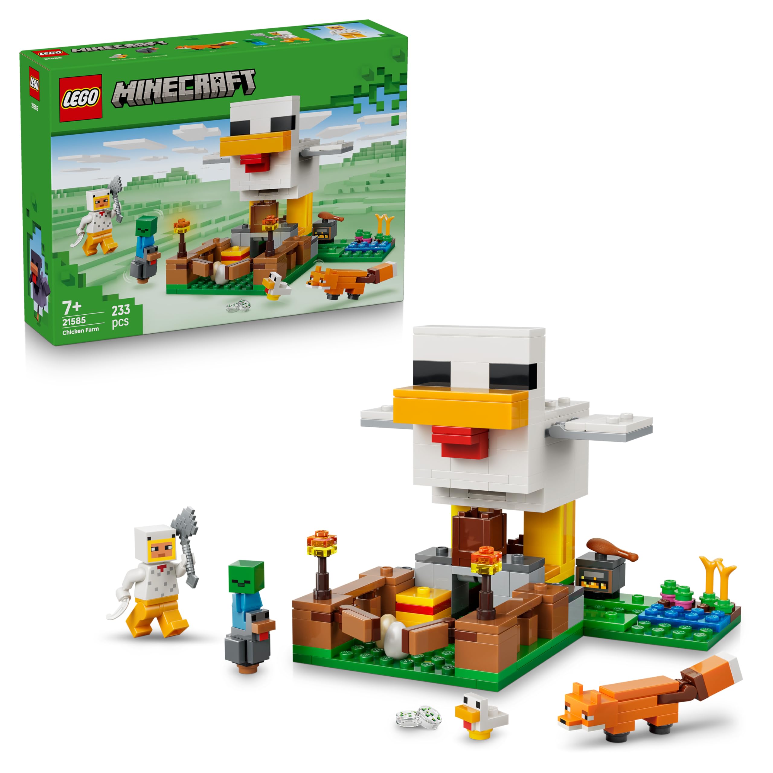 LEGO Minecraft Chicken Farm — funny gift
