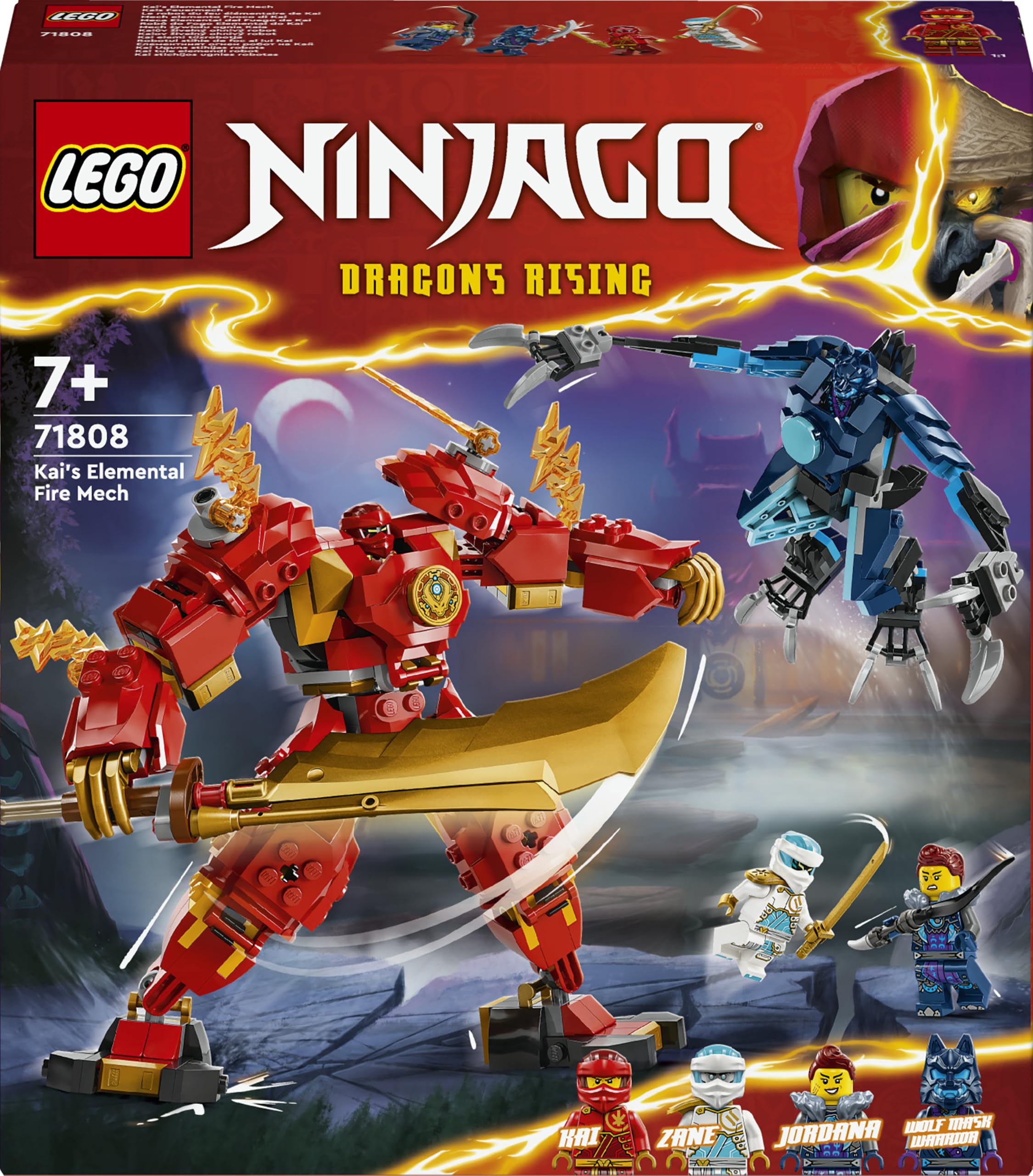 LEGO Ninjago Le robot élémentaire du feu de Kai 71808