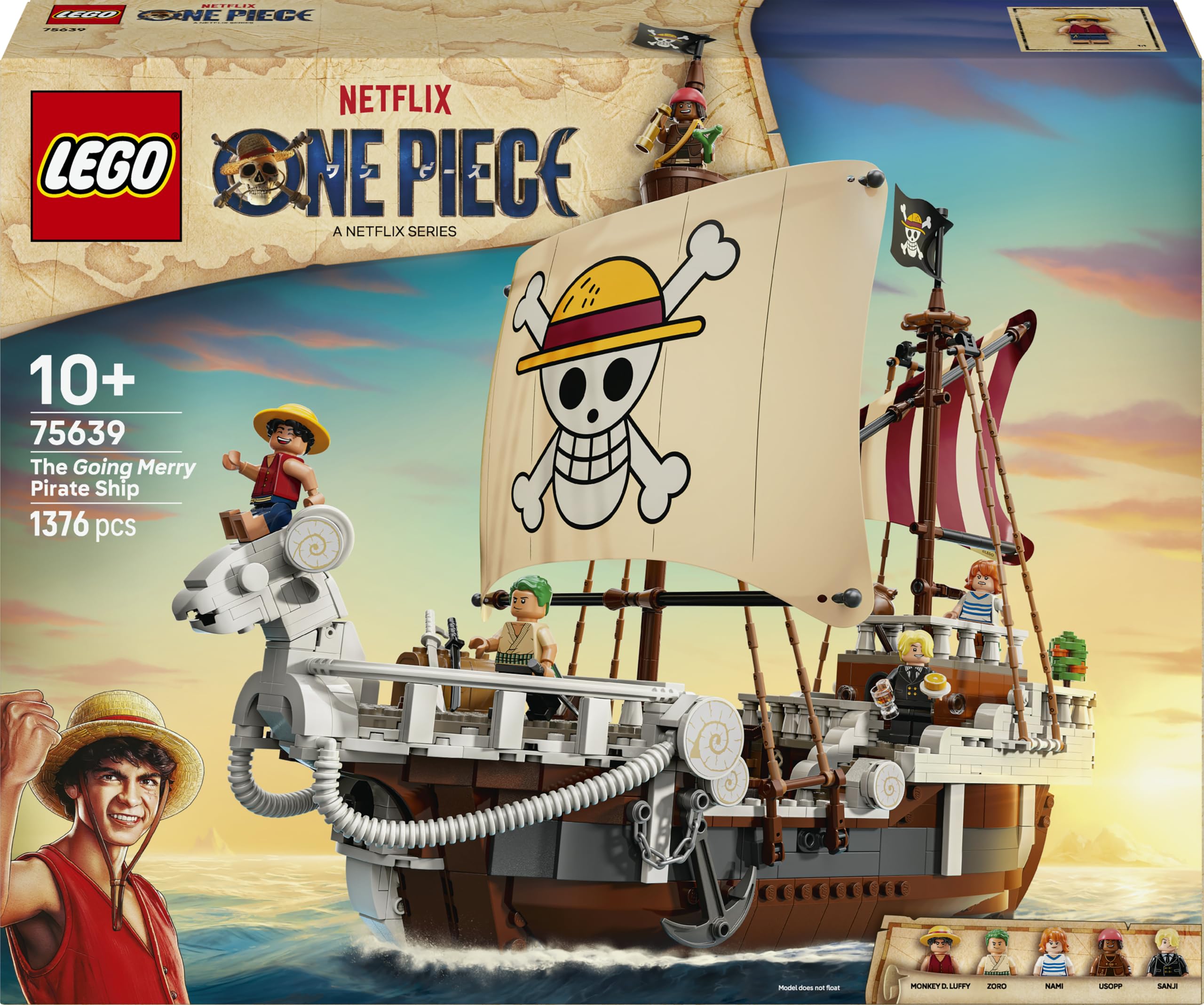 LEGO One Piece Le Bateau Pirate Vogue Merry 75639 — cadeau drôle