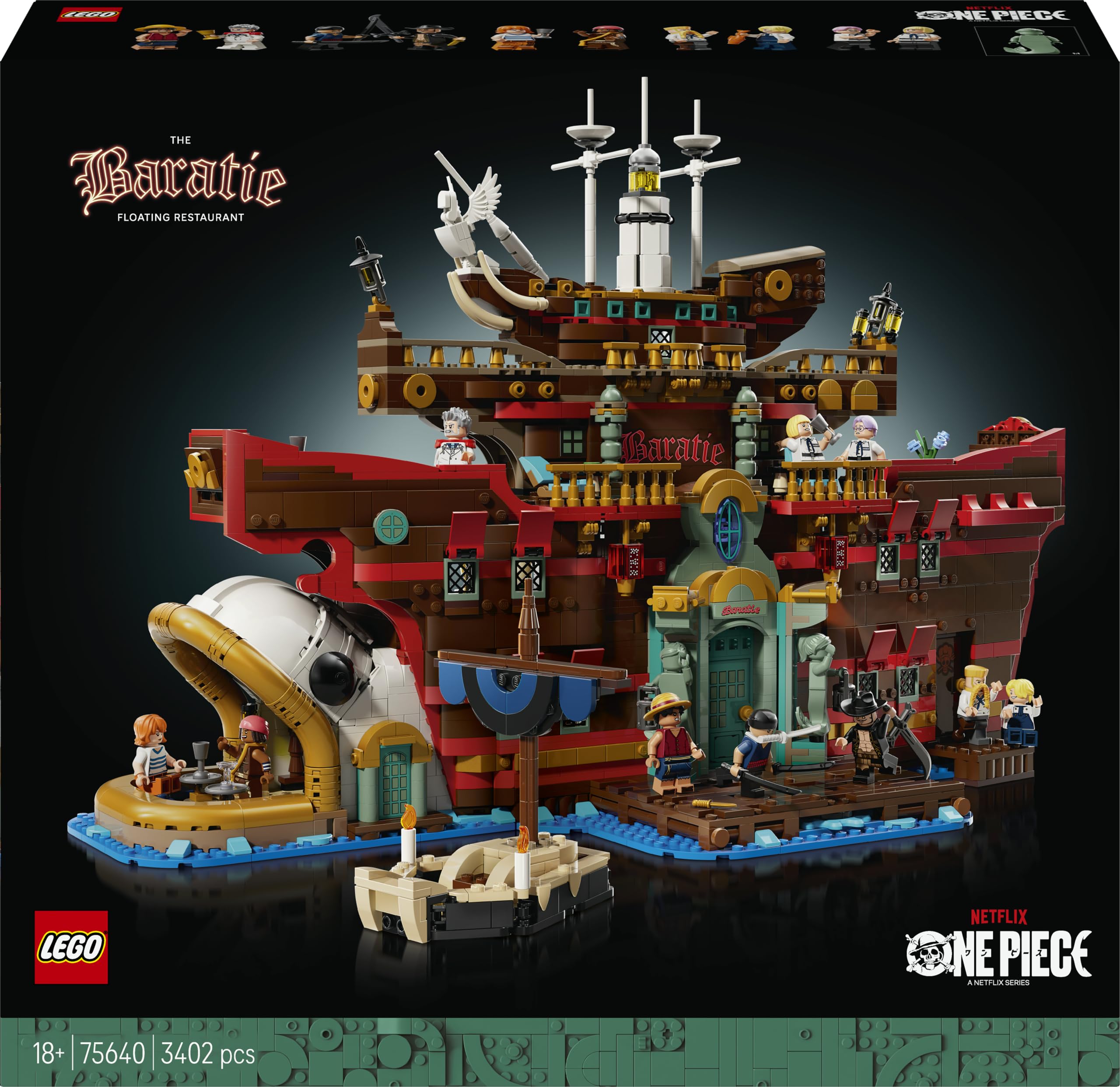 LEGO One Piece 75640 Le restaurant flottant Baratie