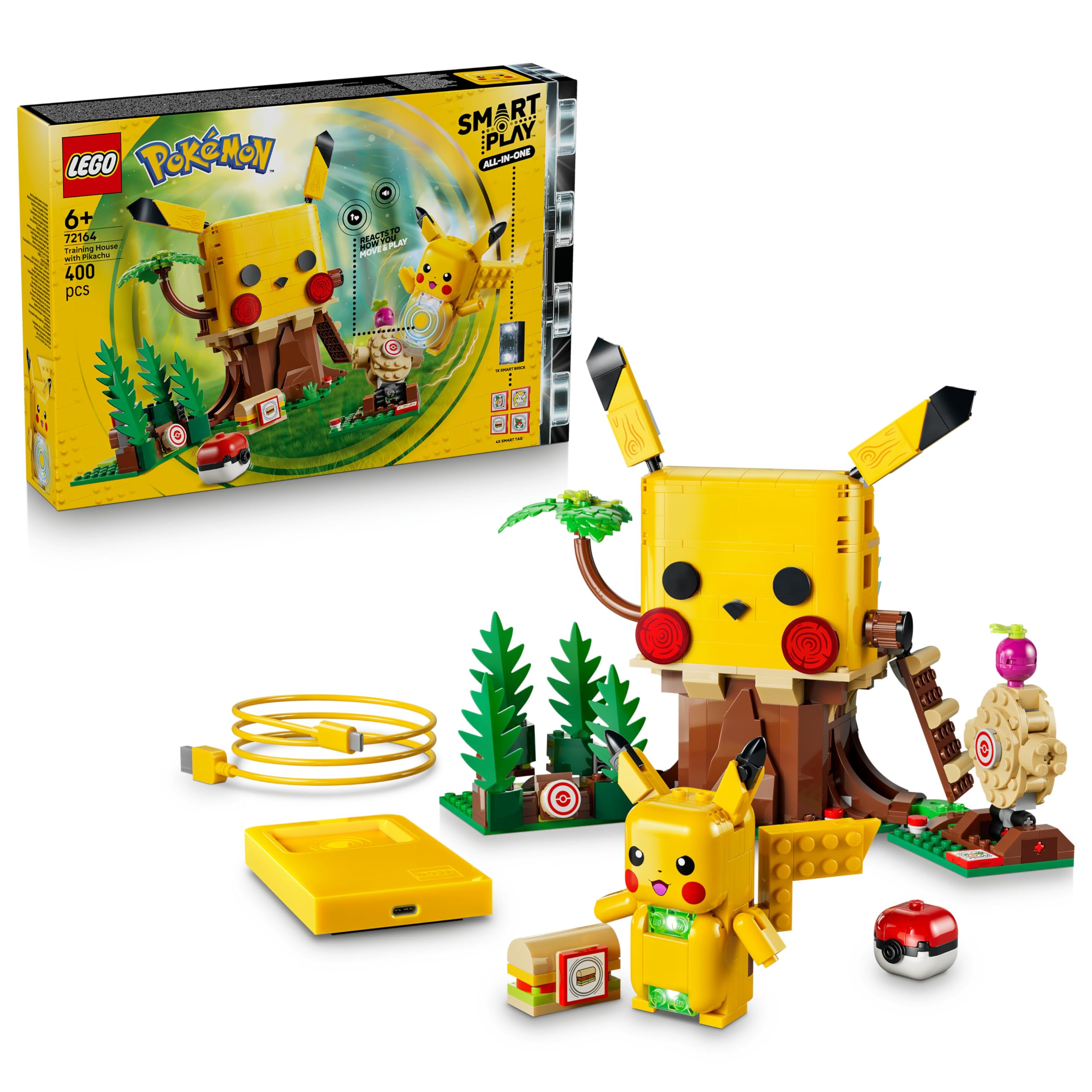 LEGO Pokémon Smart Play Pikachu et la cabane d'entraînement 72164 — cadeau drôle et insolite