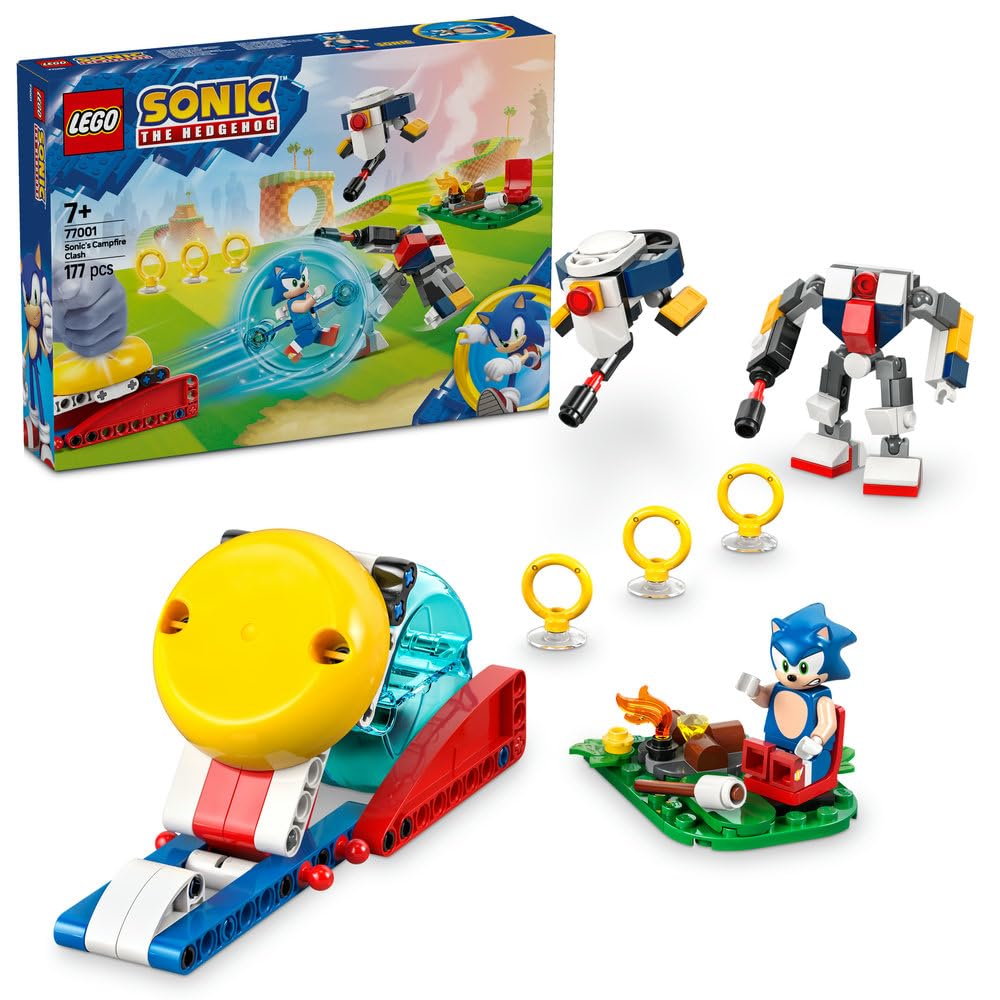 LEGO Sonic the Hedgehog Conflit au feu de camp de Sonic 77001 — idée cadeau