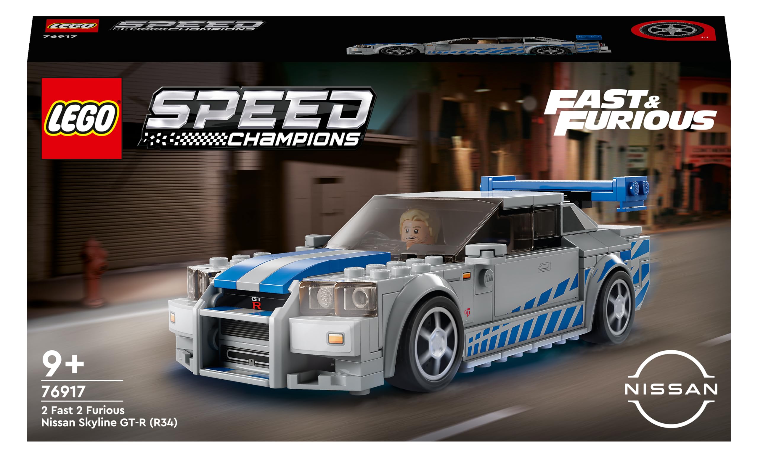 LEGO Speed Champions Nissan Skyline GT-R (R34) 76917 — cadeau drôle