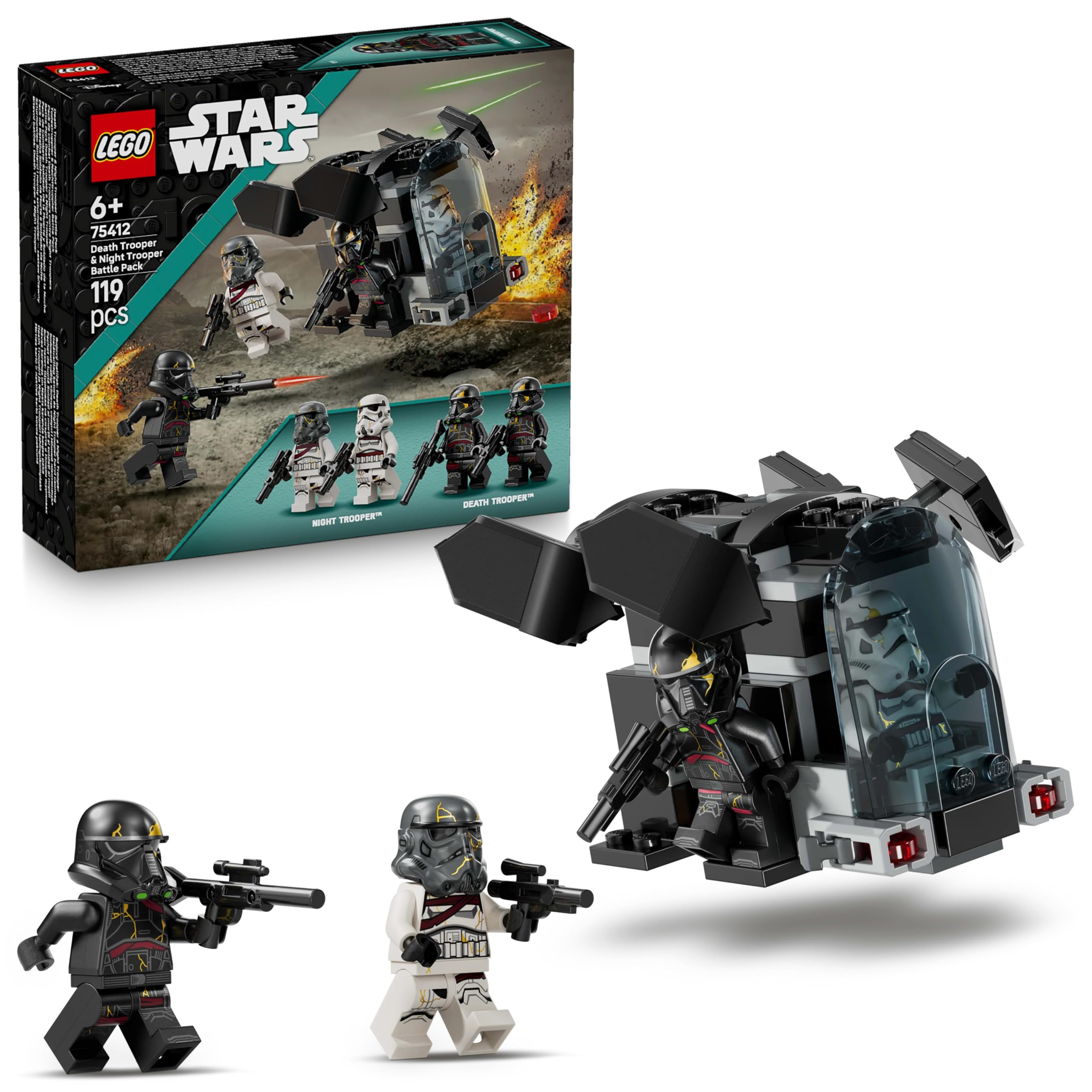 LEGO Star Wars Pack de combat Death Troopers contre Night Troopers 75412