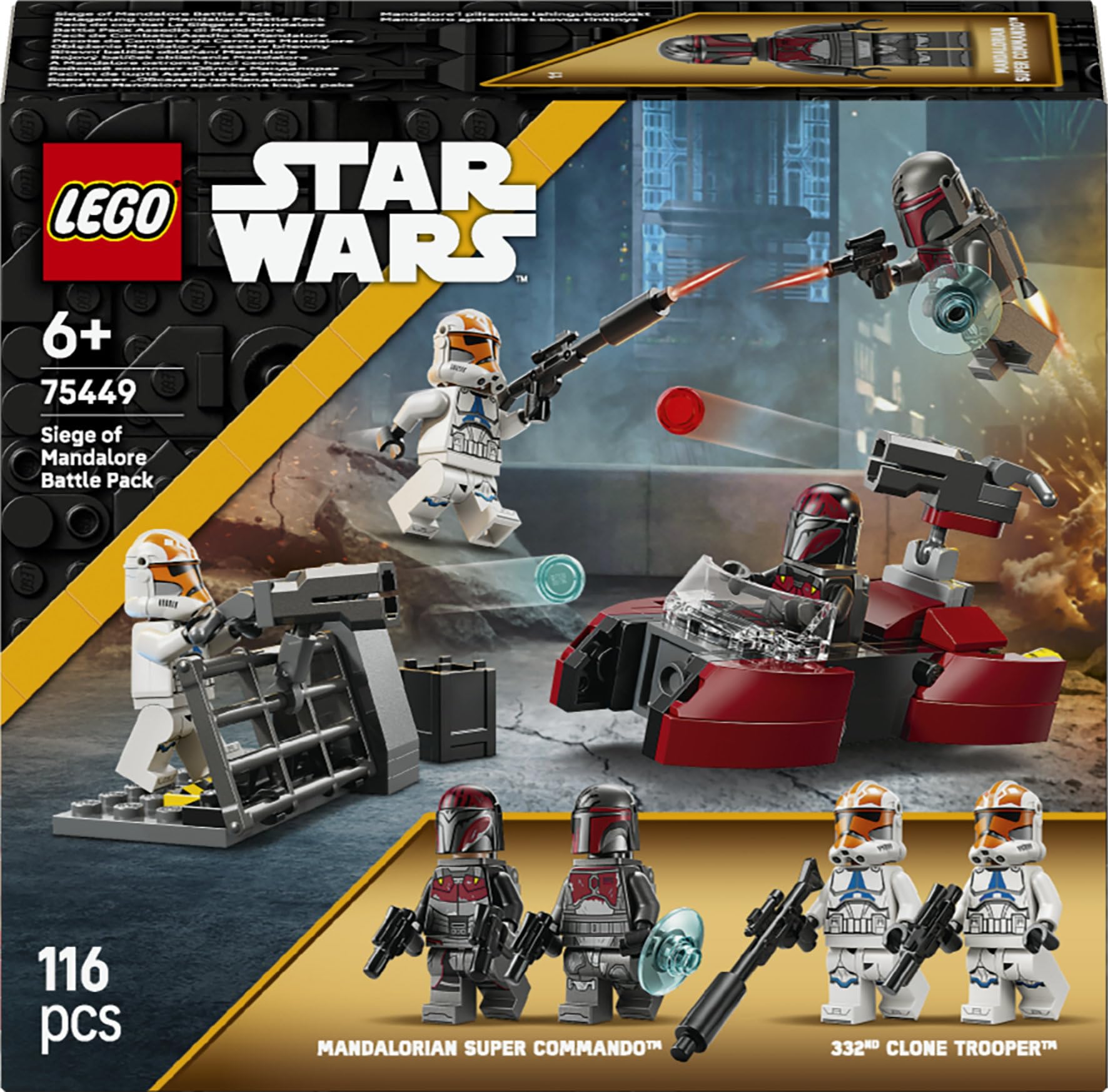 LEGO Star Wars Pack de combat Le siège de Mandalore 75449