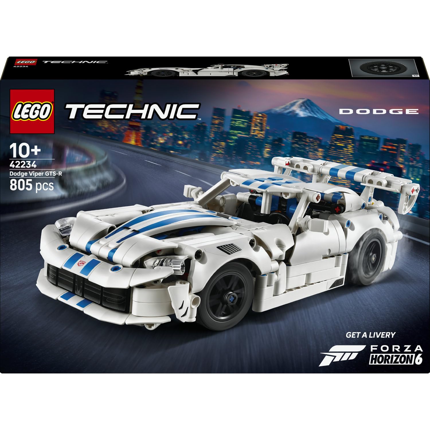 LEGO Technic, voiture de sport Dodge Viper GTS-R — idée cadeau